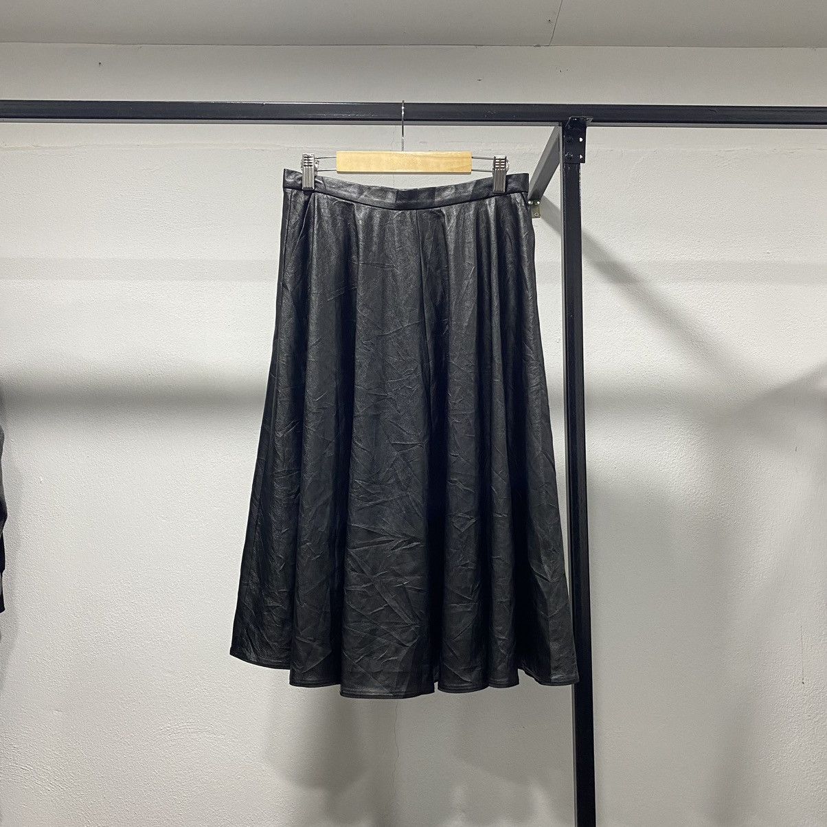 Lanvin💥 Leather Skirt Vintage Made In Japan