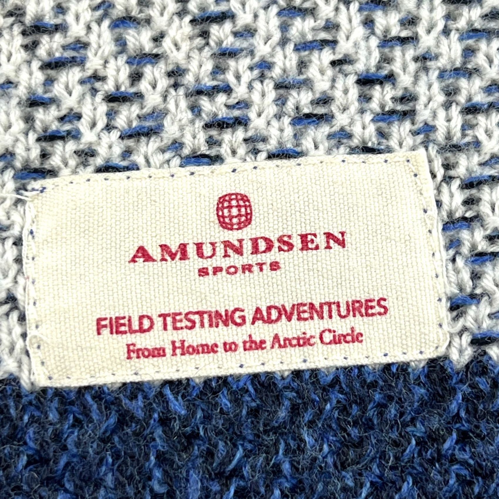 Amundsen Amundsen Sports Oslo Mens Sweater XL 100% Merino Wool Knitted Crewneck Multicolor Knit Pullover Cardigan Norway Men Mens Mens Size US XL / EU 56 / 4 - 5 Thumbnail