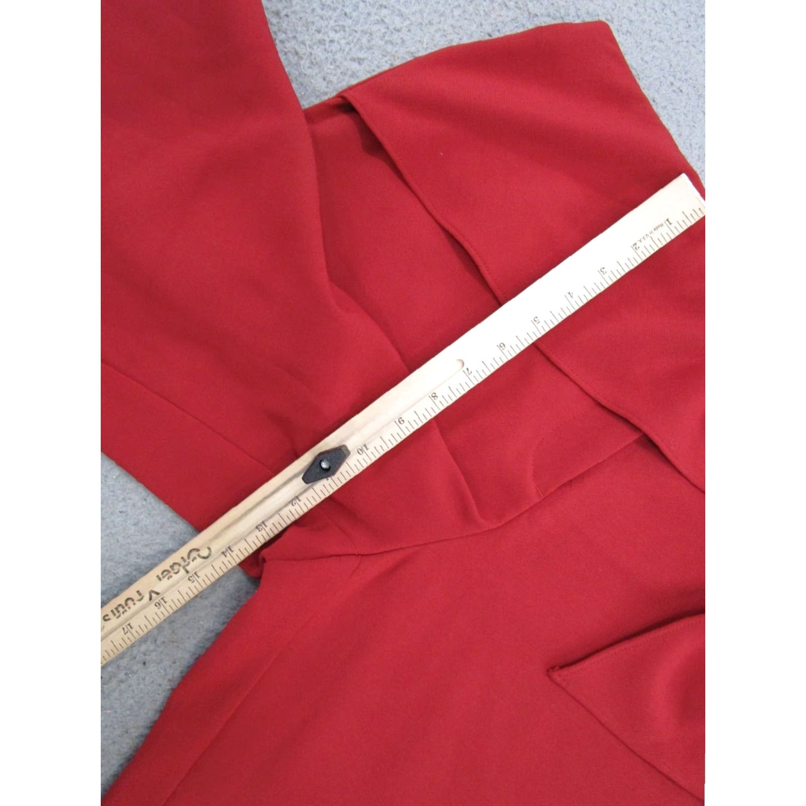 Alfani Alfani Belted Wide Leg Capri Culotte Burgundy Pants Women's SZ 16 Boho NEW Size 38" / US 16 / IT 52 - 6 Thumbnail