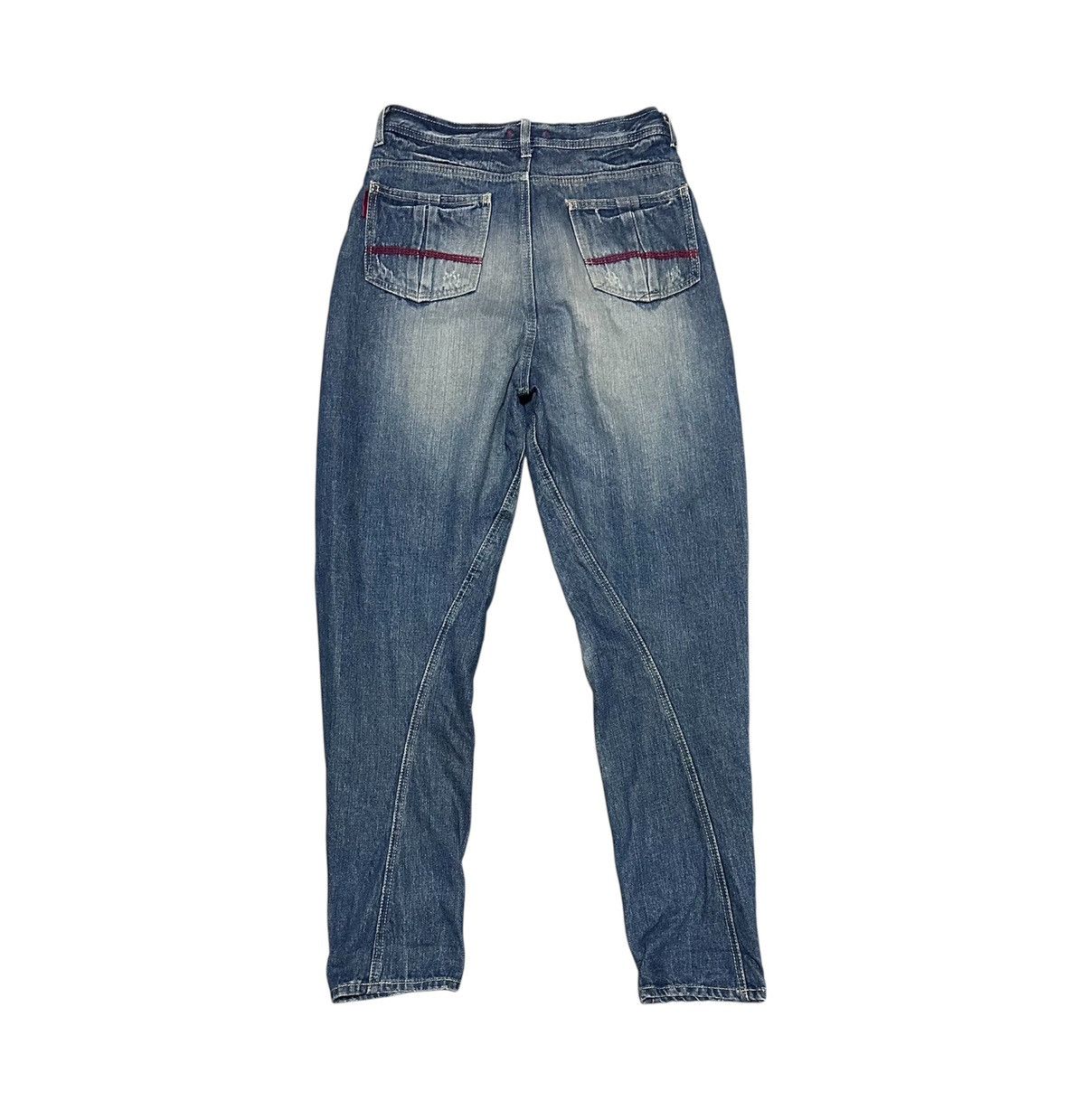 Japanese Brand Vintage Japanese Blue Jeans Distressed By Enverobe Size US 31 - 5 Thumbnail