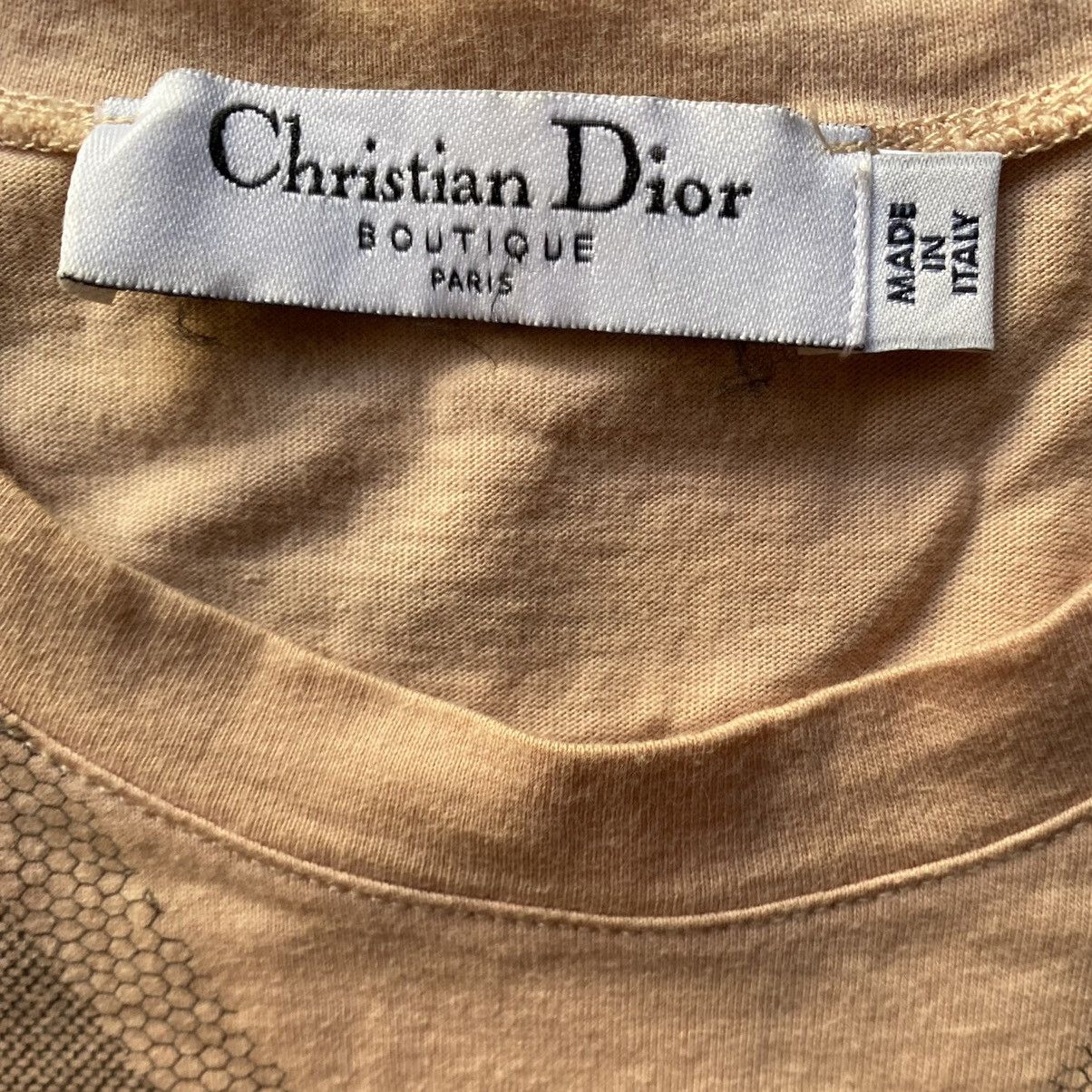 Dior SS 2006 trompe l'oeil lace T-shirt Size M / US 6-8 / IT 42-44 - 6 Thumbnail
