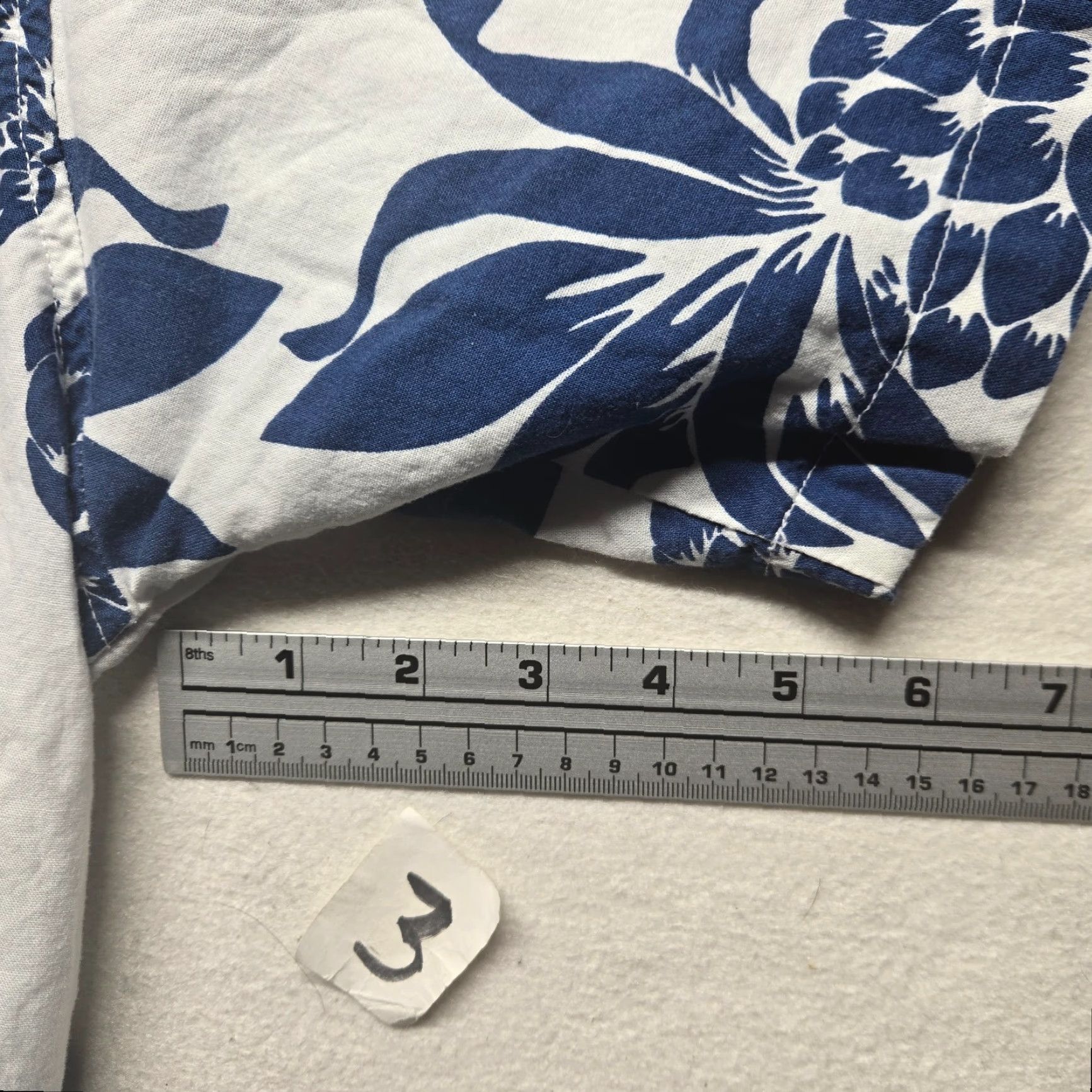 Faded Glory Faded Glory Shirt Short Sleeve White Blue Pineapple Hawaiian Adult Mens 3XL Multicolor Button-Up Casual 90s Hawaiian Theme Mens Size US XXL / EU 58 / 5 - 6 Thumbnail