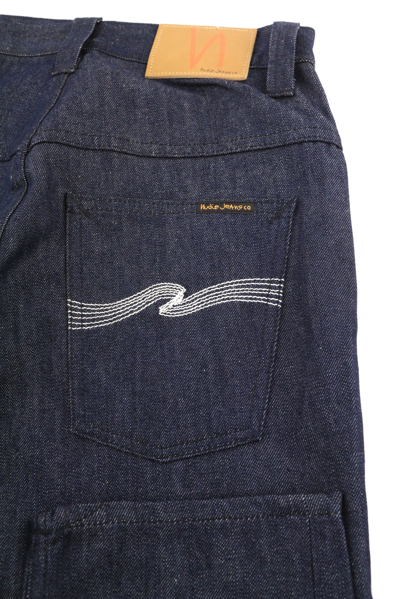Nudie Jeans THIN FINN W29/L32 Light Natural Used Zip Dark Blue 81928 Size US 29 - 5 Thumbnail