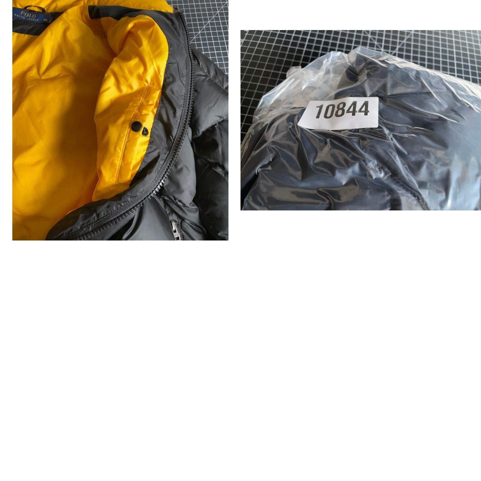 Polo Ralph Lauren VINTAGE Polo Ralph Lauren Down Puffer Jacket Men 2XL Black Yellow RL 250 Talon Zip Jacket Size US XXL / EU 58 / 5 - 10 Thumbnail
