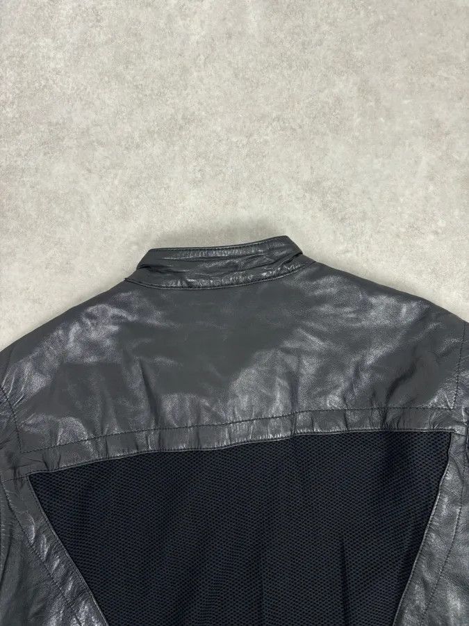Dirk Bikkembergs AW2010 Bikkembergs Hybrid Black Leather Jacket Size US L / EU 52-54 / 3 - 7 Thumbnail