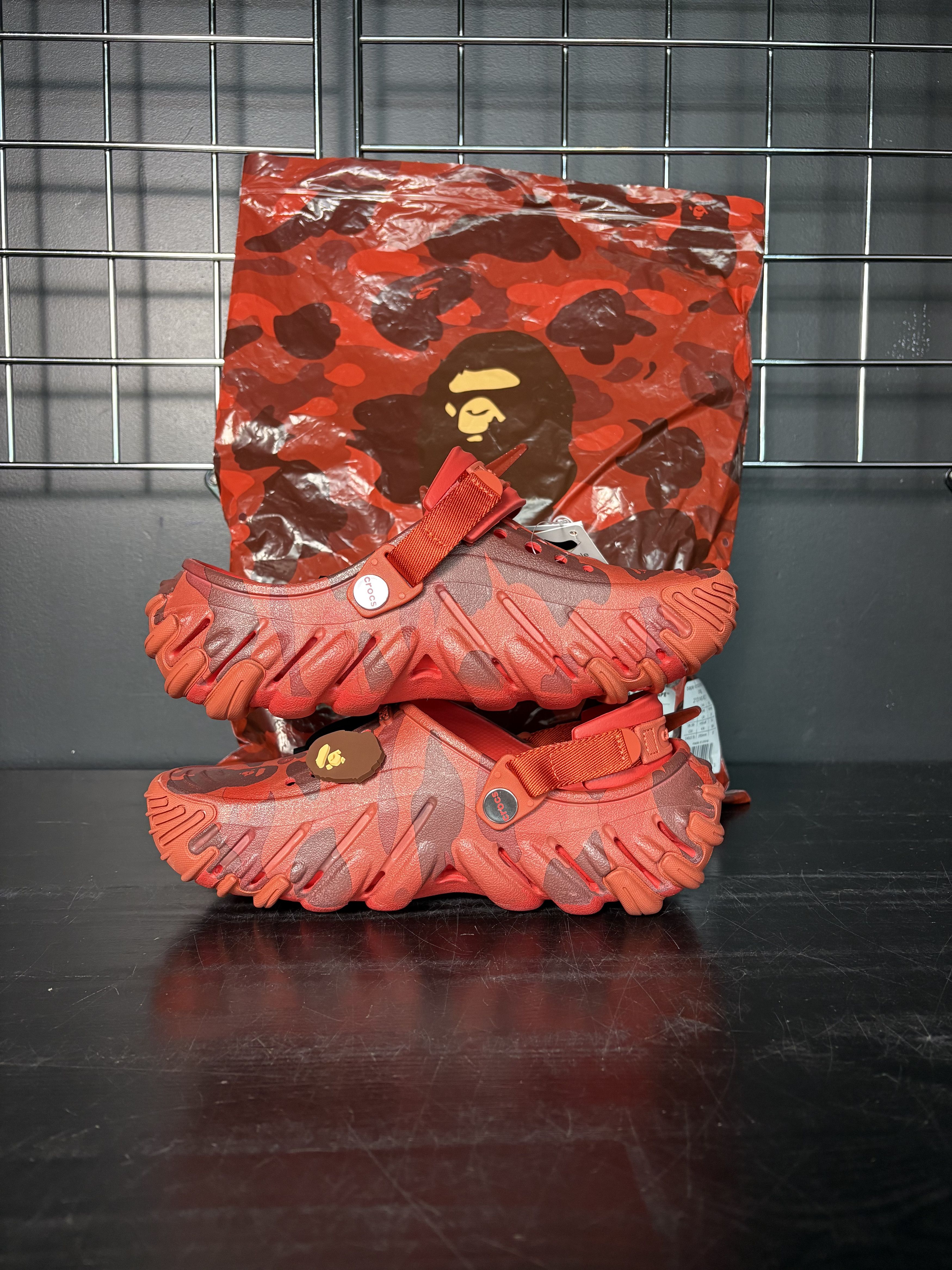 Bape Crocs Echo RO Clog x Bape "Flame Camo" - Size 8 Size US 8 / EU 41 - 2 Thumbnail