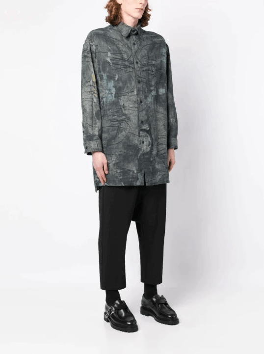 Yohji Yamamoto BNWT SS23 YOHJI YAMAMOTO POUR HOMME YYPH ASAKURA SHIRT 3 Size US L / EU 52-54 / 3 - 18 Thumbnail