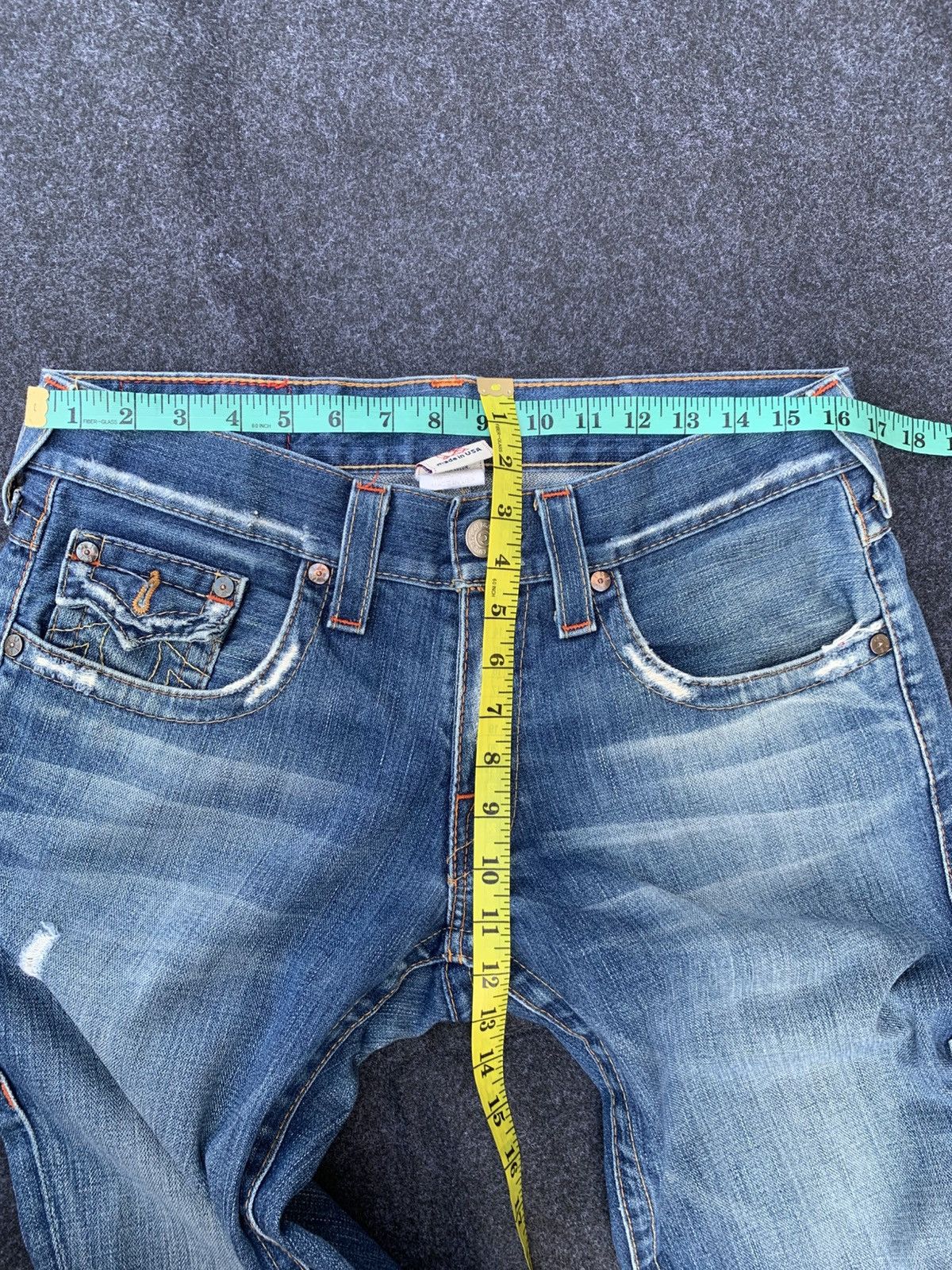 True Religion VINTAGE FLARE TRUE RELIGION.MADE IN USA 🇺🇸. (32) Size US 32 / EU 48 - 5 Thumbnail
