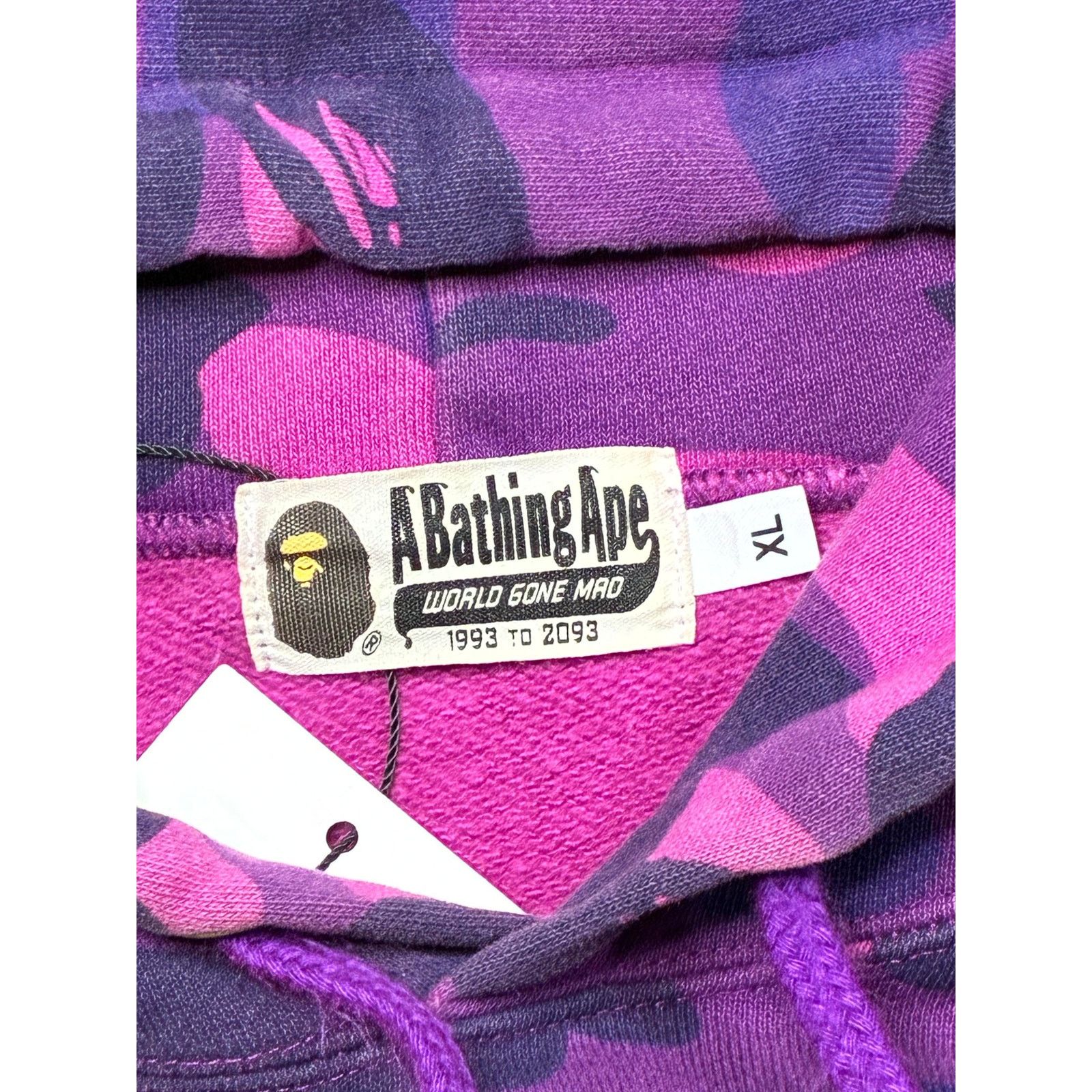 Bape Bape Purple Camo Hoodie Size US XL / EU 56 / 4 - 2 Thumbnail