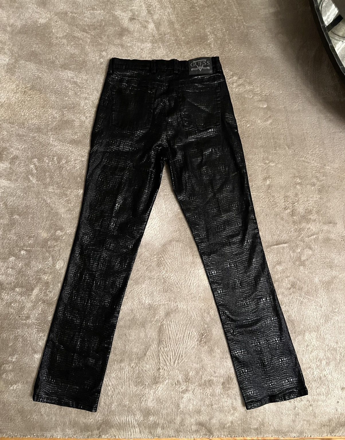 Vintage Vintage Guess Reptile Print Jeans Size US 30 / EU 46 - 3 Thumbnail