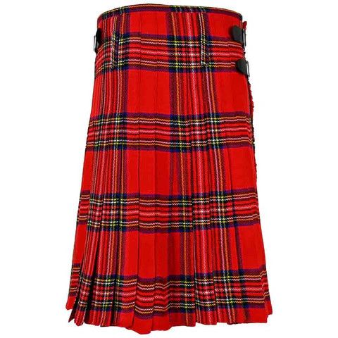 Handmade × Other Tartan Kilt Royal Stewart 8 Yards Size US 34 / EU 50 - 4 Thumbnail