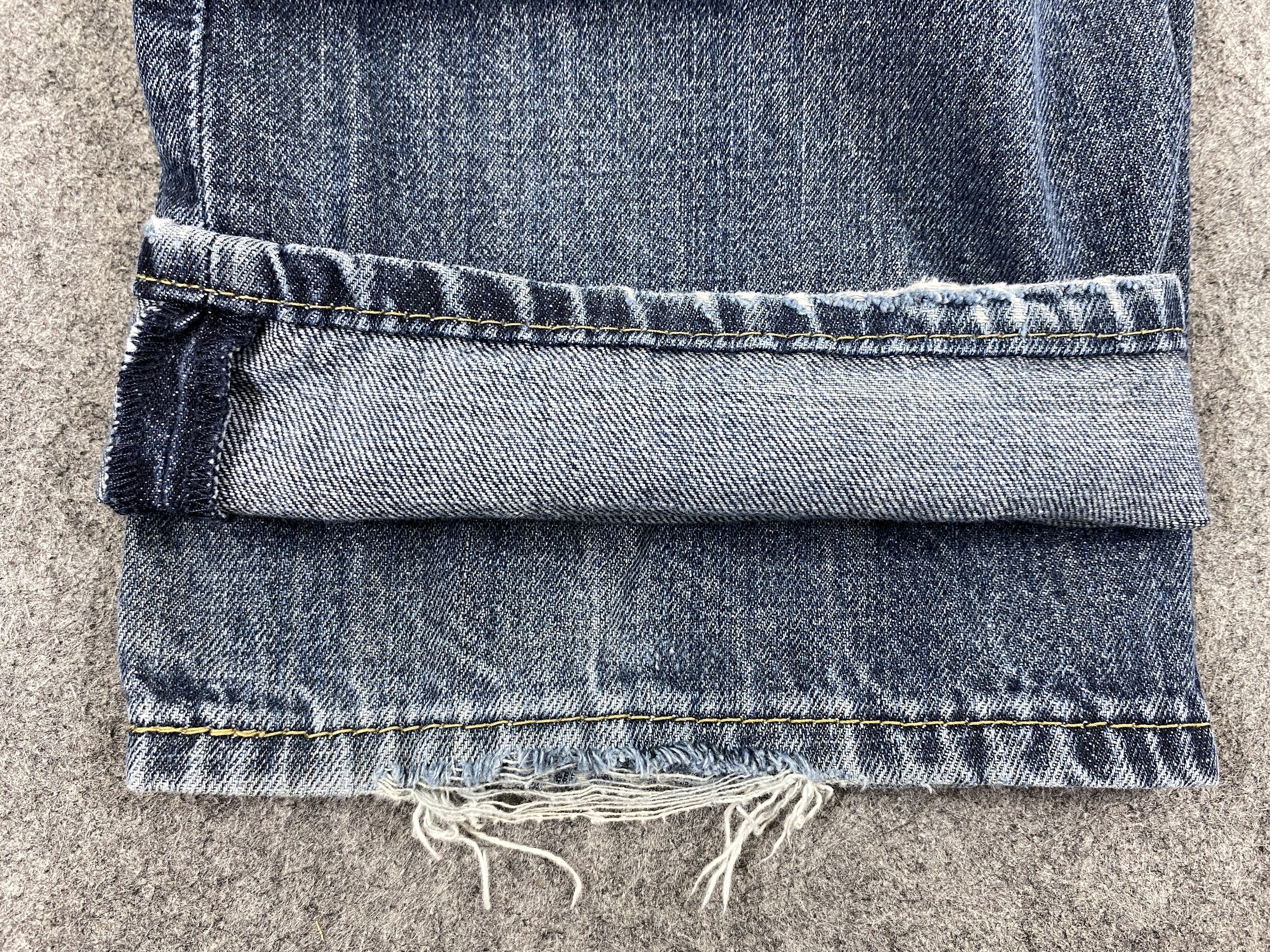 Japanese Brand Faded Blue Levi's 559 Jeans 33x33.5 Denim -JN1408 Size US 33 - 11 Thumbnail