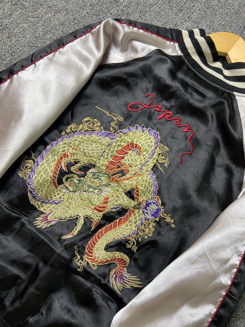 Japanese Brand Japanese Traditional Embroidered Sukajan Jacket (198) Size US M / EU 48-50 / 2 - 2 Thumbnail