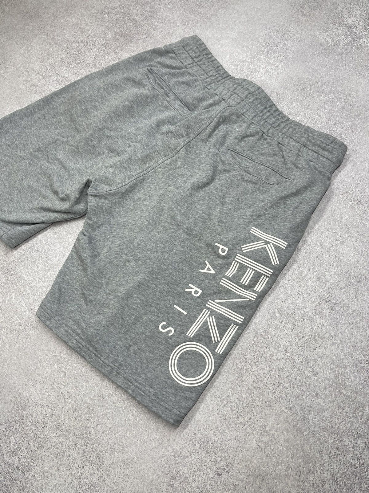 Kenzo Mens Kenzo Paris Grey Shorts Big Logo Size M Size US 32 / EU 48 - 3 Thumbnail