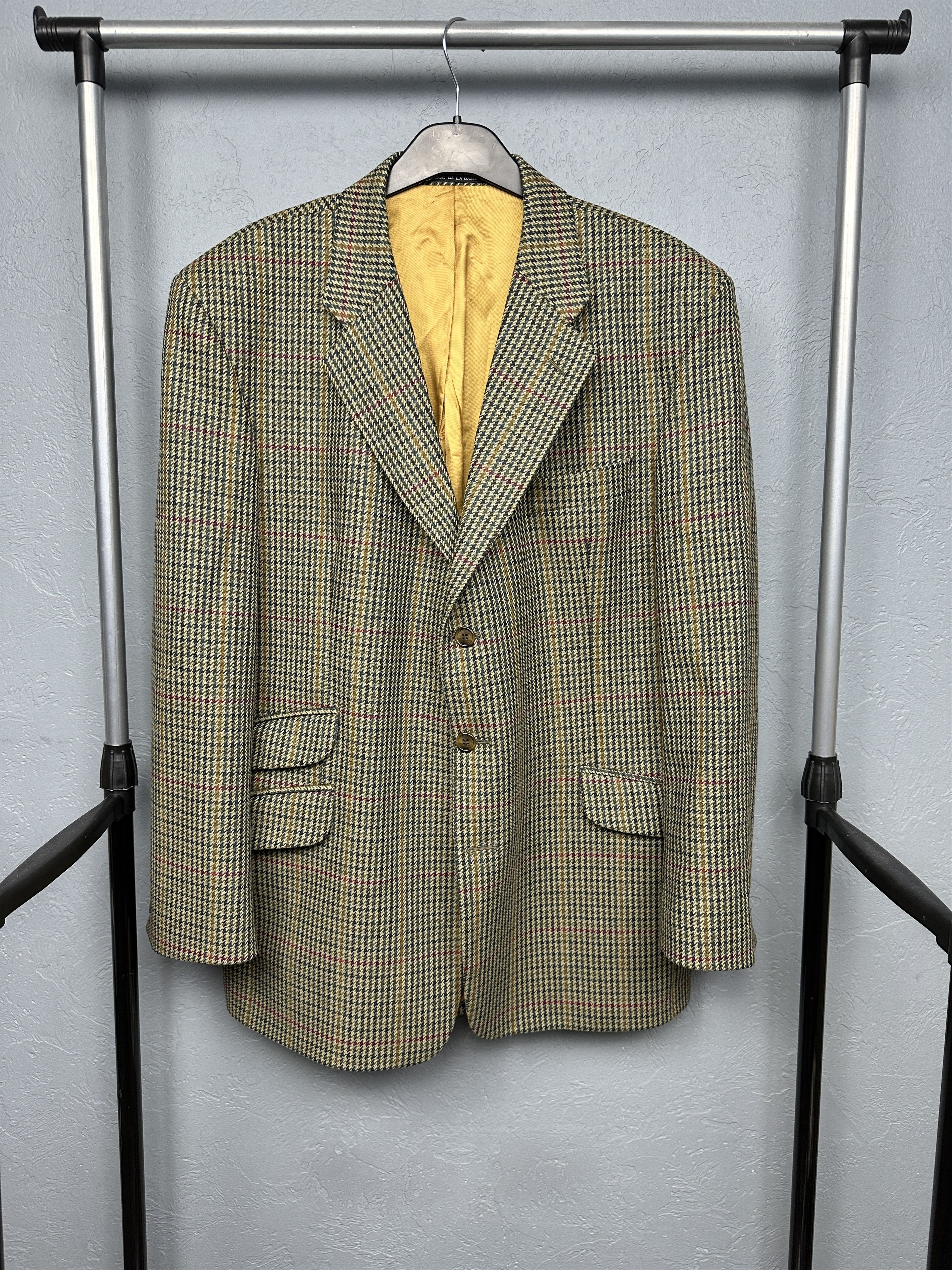 Other Brook Taverner 90s Vintage Mens 3 Buttons Wool Blazer Jacket Size US XL / EU 56 / 4 - 1 Thumbnail