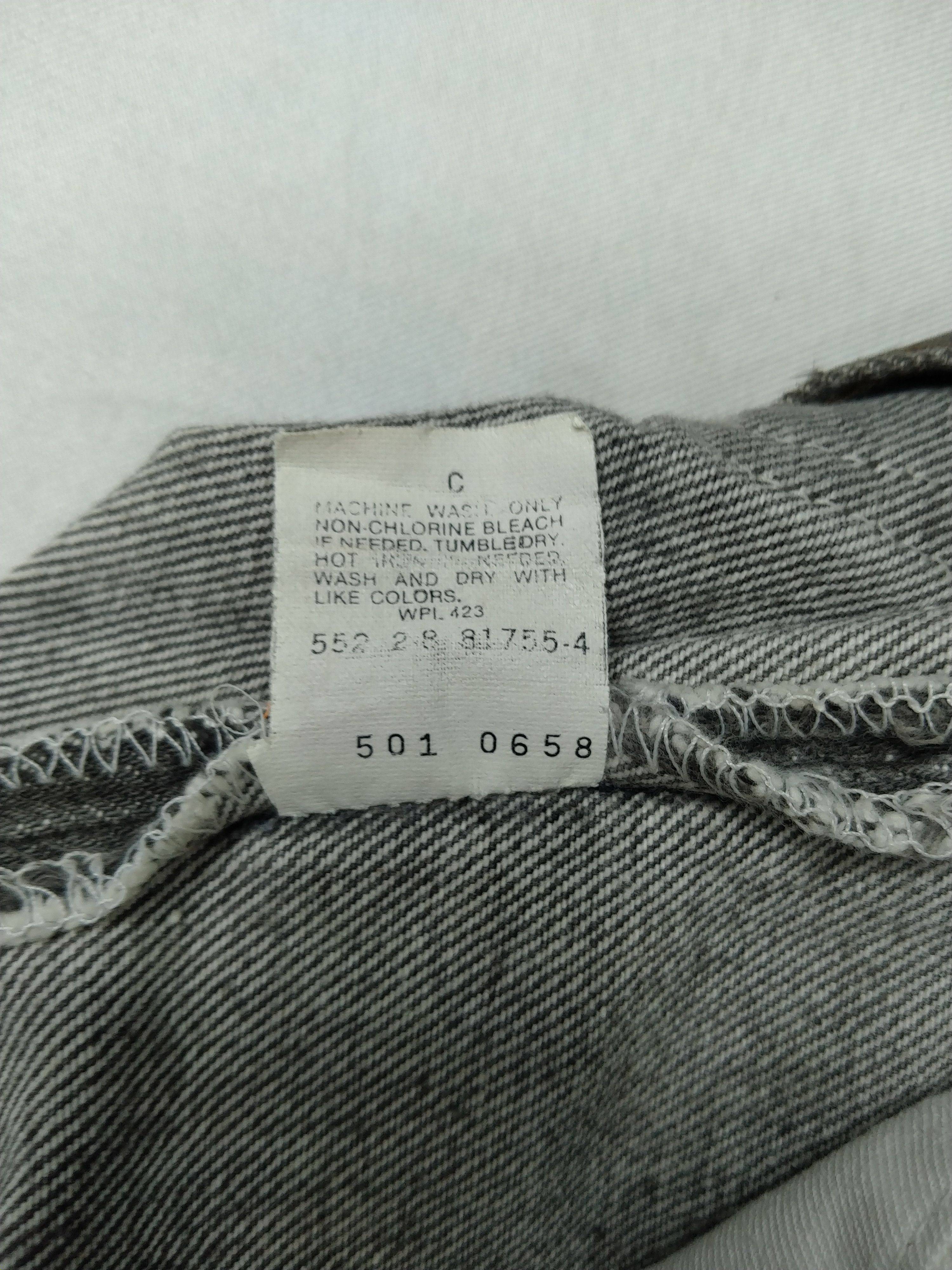 Japanese Brand 90s Vintage Levi's 501 USA Faded Black Denim 32x30 -JN812 Size US 32 / EU 48 - 9 Thumbnail