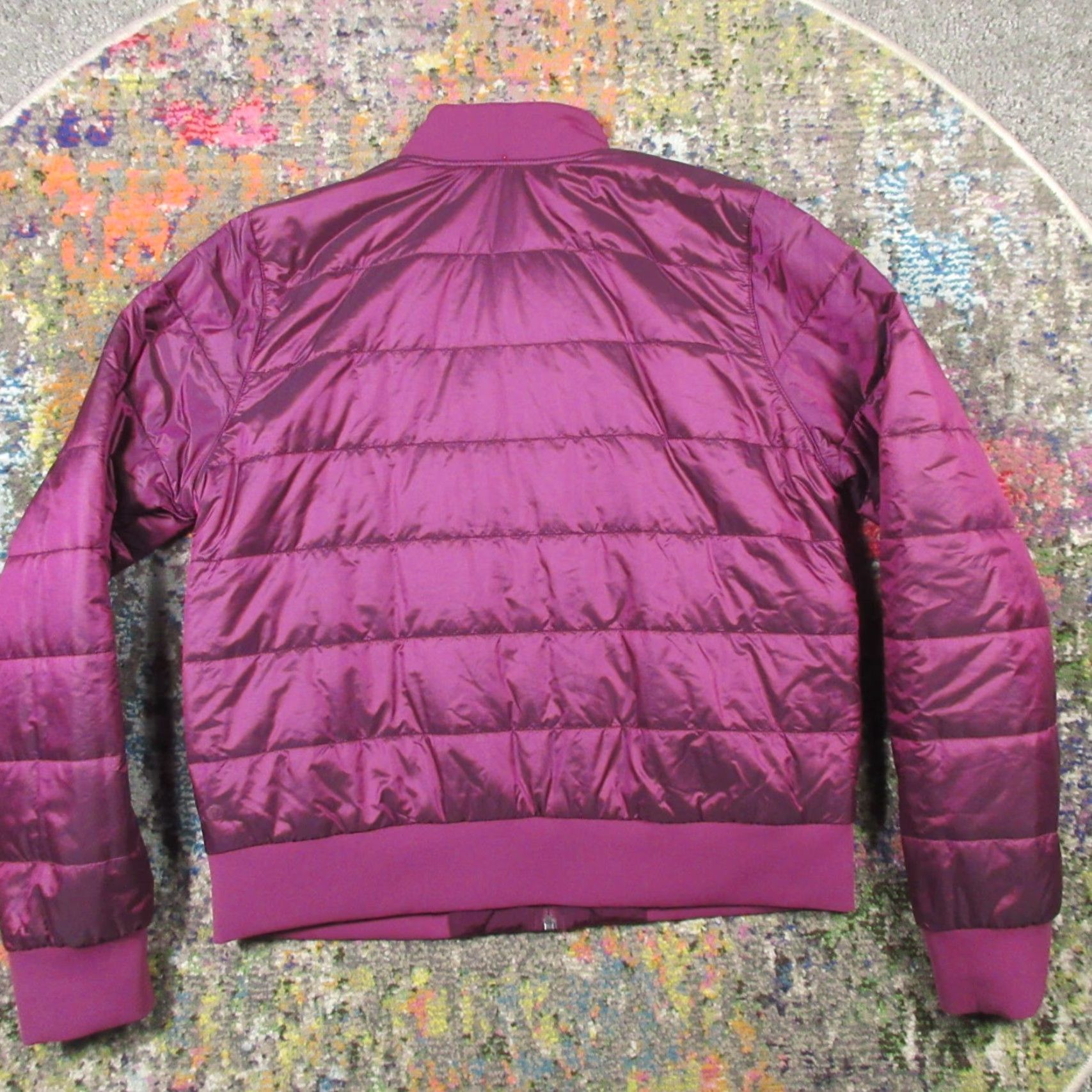Lululemon Lululemon Puffer Jacket Womens L Magenta Reversible Shiny Blade Collar Primaloft Size L / US 10 / IT 46 - 2 Thumbnail
