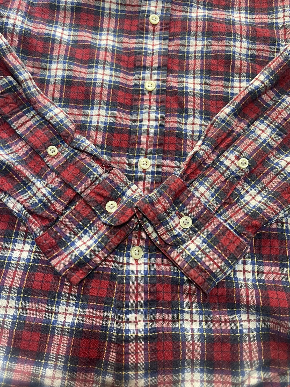 Ralph Lauren × Vintage RALPH LAUREN VINTAGE CHEKERED PLAID SHIRT SIZE XS Size XS / US 0-2 / IT 36-38 - 6 Thumbnail