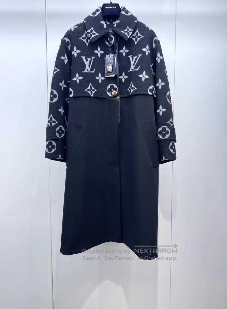 Louis Vuitton Louis Vuitton Wool presbyopic windbreaker coat Size XXS / US 00 / IT 34 - 1 Thumbnail