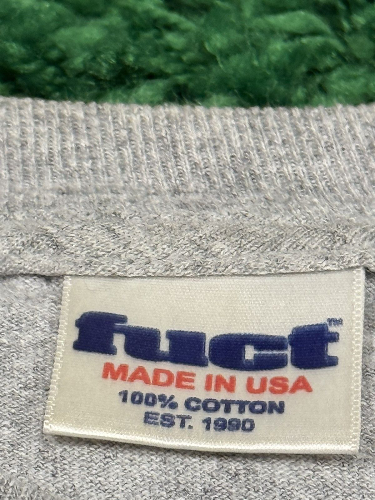 FUCT × Fuck The Population Fuck the Population x Fuct Fight Crime Buy Gun Tee Grey FTP Size US S / EU 44-46 / 1 - 5 Thumbnail