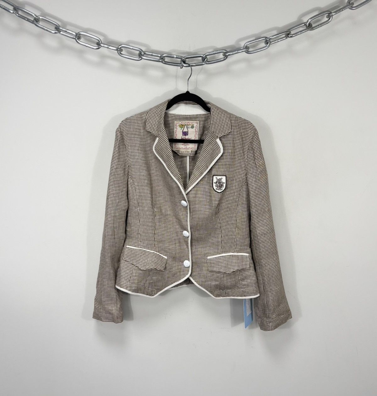 Other Luis Trenker NWT Women’s Houndstooth Hemp Blazer Jacket Size M / US 6-8 / IT 42-44 - 1 Thumbnail