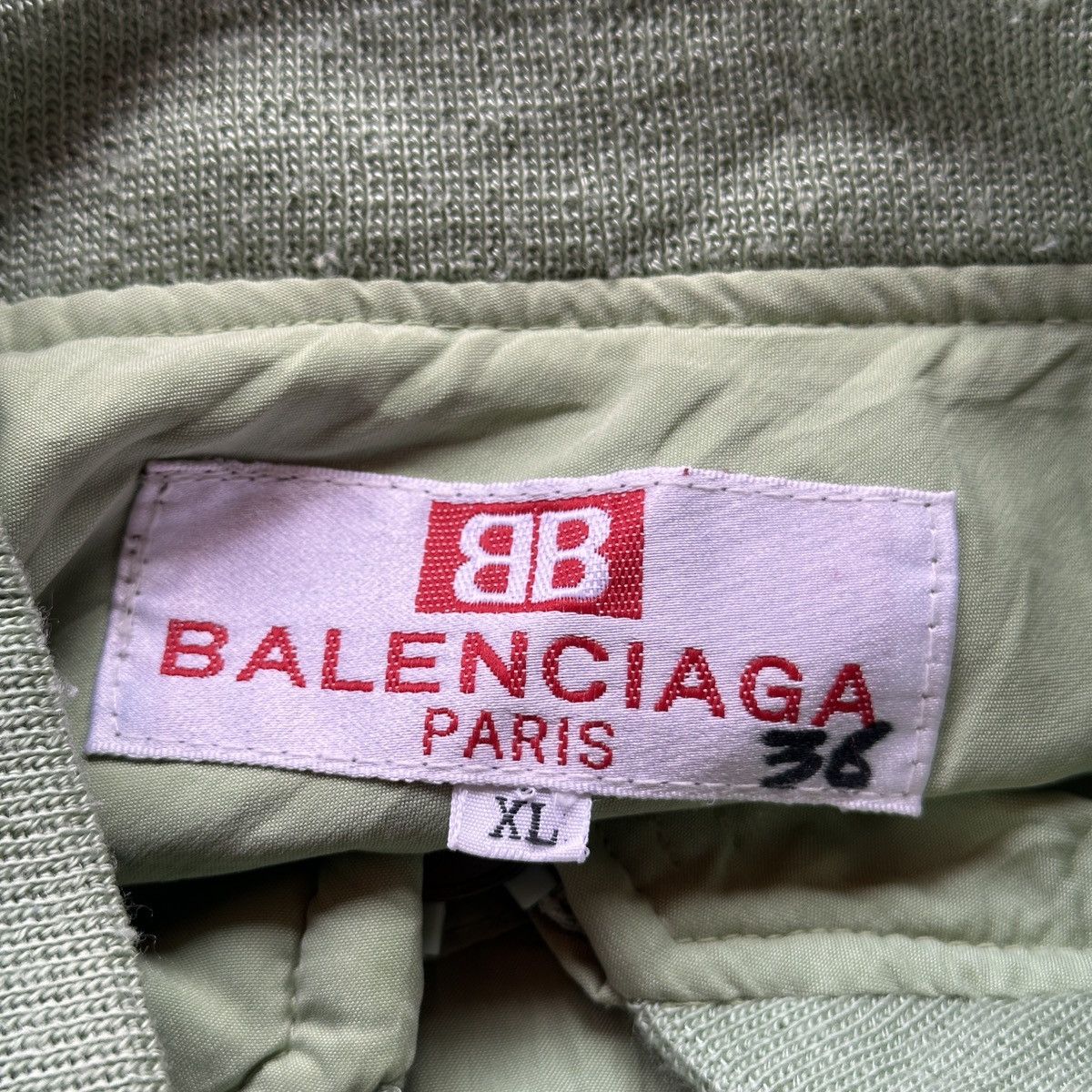 Balenciaga × Vintage Vintage Balenciaga Bomber Jacket Size US XL / EU 56 / 4 - 3 Thumbnail