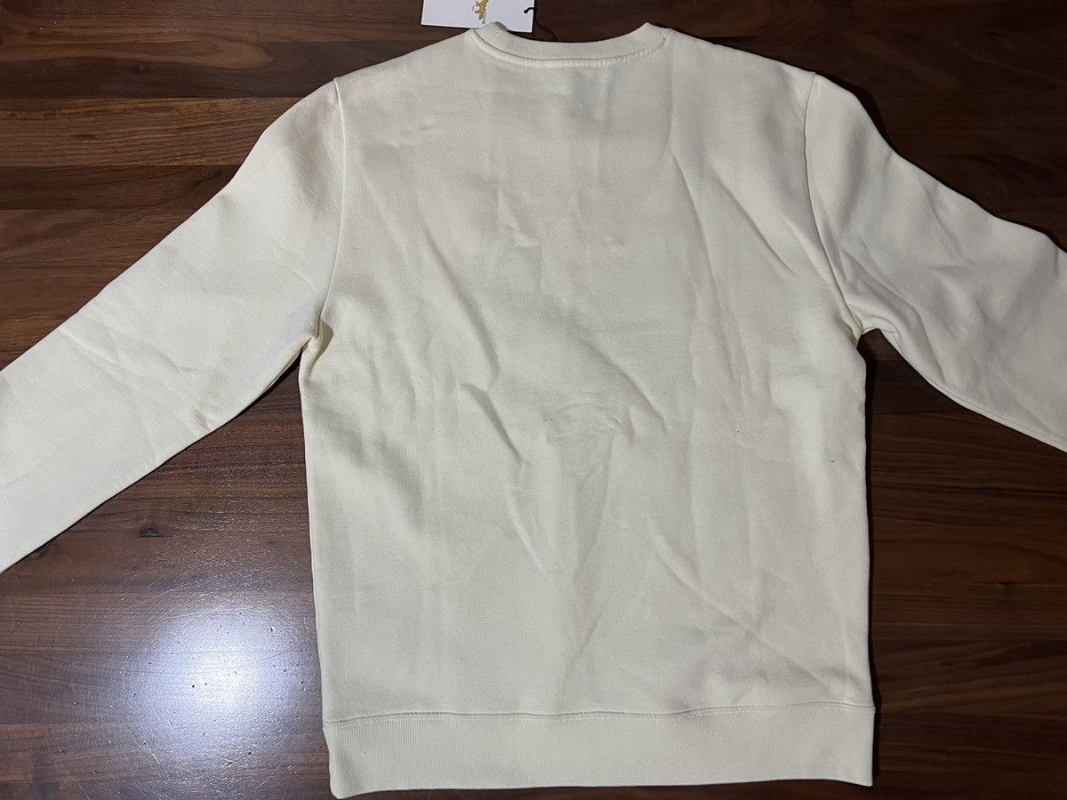 Maison Kitsune MAISON KITSUNÉ Big Fox Head Crewneck Sweatshirt in Ecru XXL Size US XXL / EU 58 / 5 - 11 Thumbnail