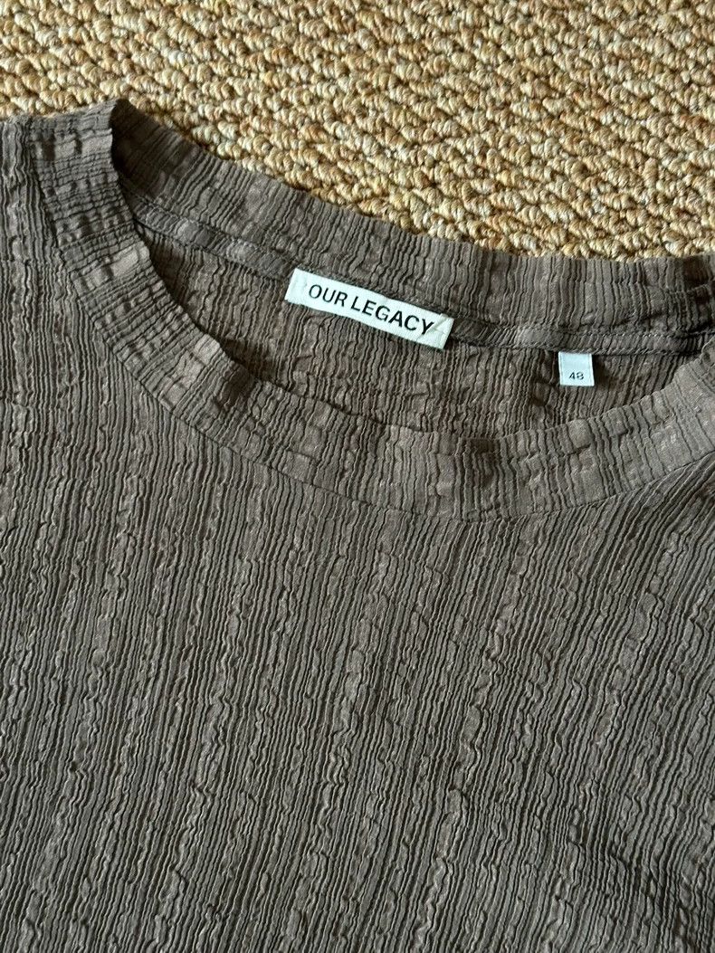 Our Legacy our legacyBrown silk undershirt 2505-Nextarrow Size US S / EU 44-46 / 1 - 2 Thumbnail