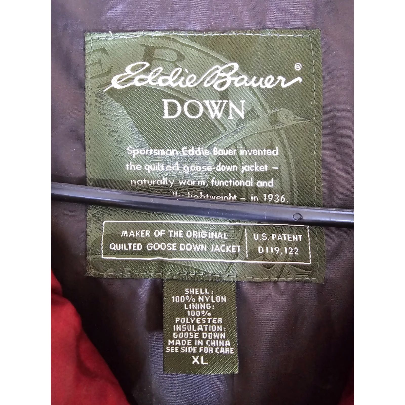 Eddie Bauer Eddie Bauer EB 550 Premium Goose Down Winter Puffer Coat Womens XL Full Zip Red Jacket Size XL / US 12-14 / IT 48-50 - 4 Thumbnail