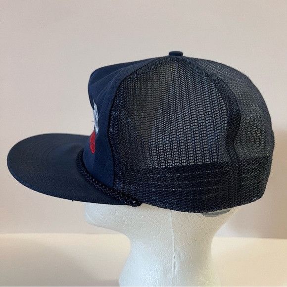 Vintage Vintage Ace Hardware Mesh Trucker Snapback Hat Blue Rope Ret Size ONE SIZE - 2 Thumbnail