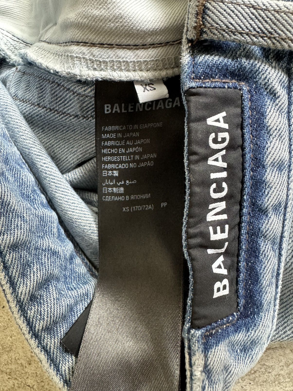 Balenciaga BALENCIAGA BOOTCUT FLARED SHRUNKEN DENIM JEANS BELL PANTS Size US 27 - 4 Thumbnail
