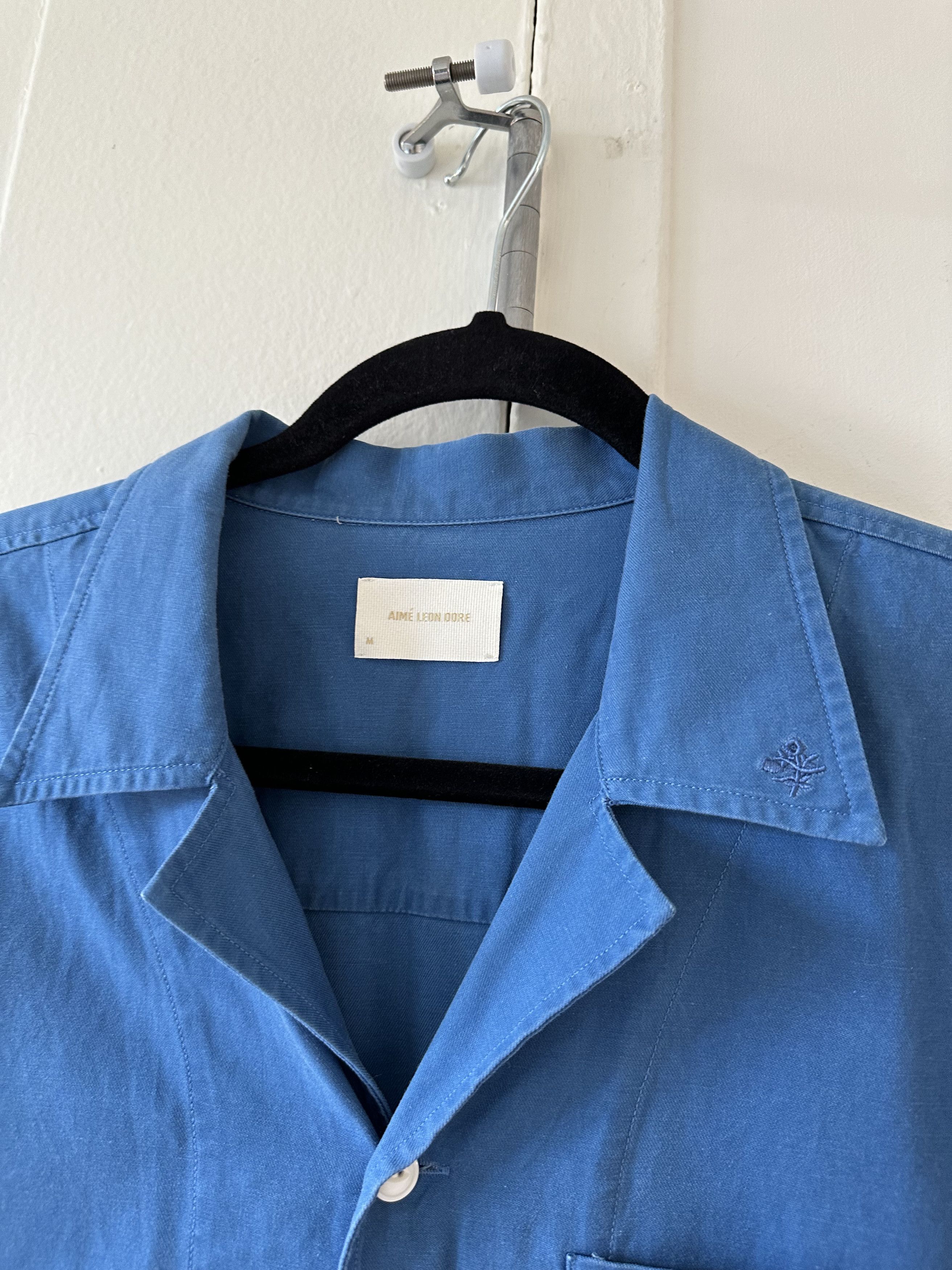 Aime Leon Dore Aime Leon Dore Crest Logo Camp Collar Shirt Size US S / EU 44-46 / 1 - 2 Thumbnail