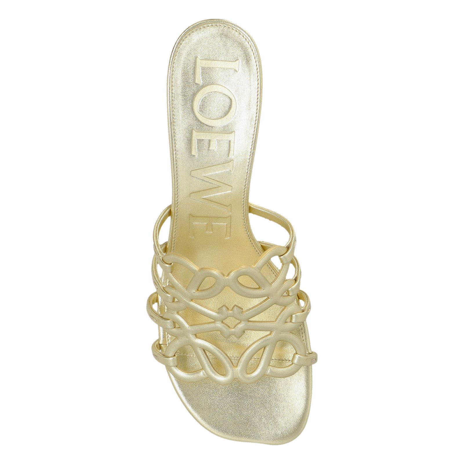 Loewe LOEWE Gold Mules New & Authentic (Women's size:8;) Size US 8 / IT 38 - 4 Thumbnail