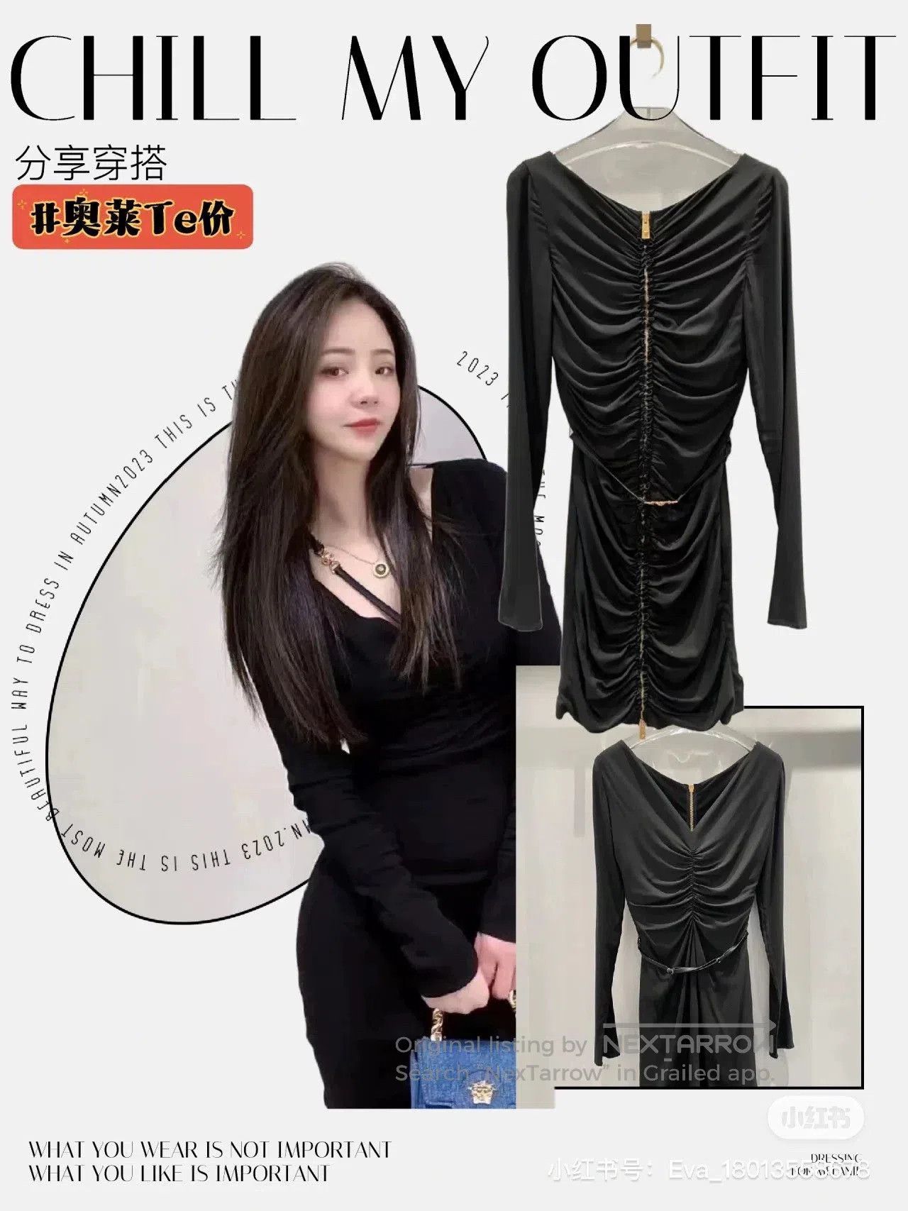 Versace versace little black dress for women. Size US 40 / EU 56 - 5 Thumbnail