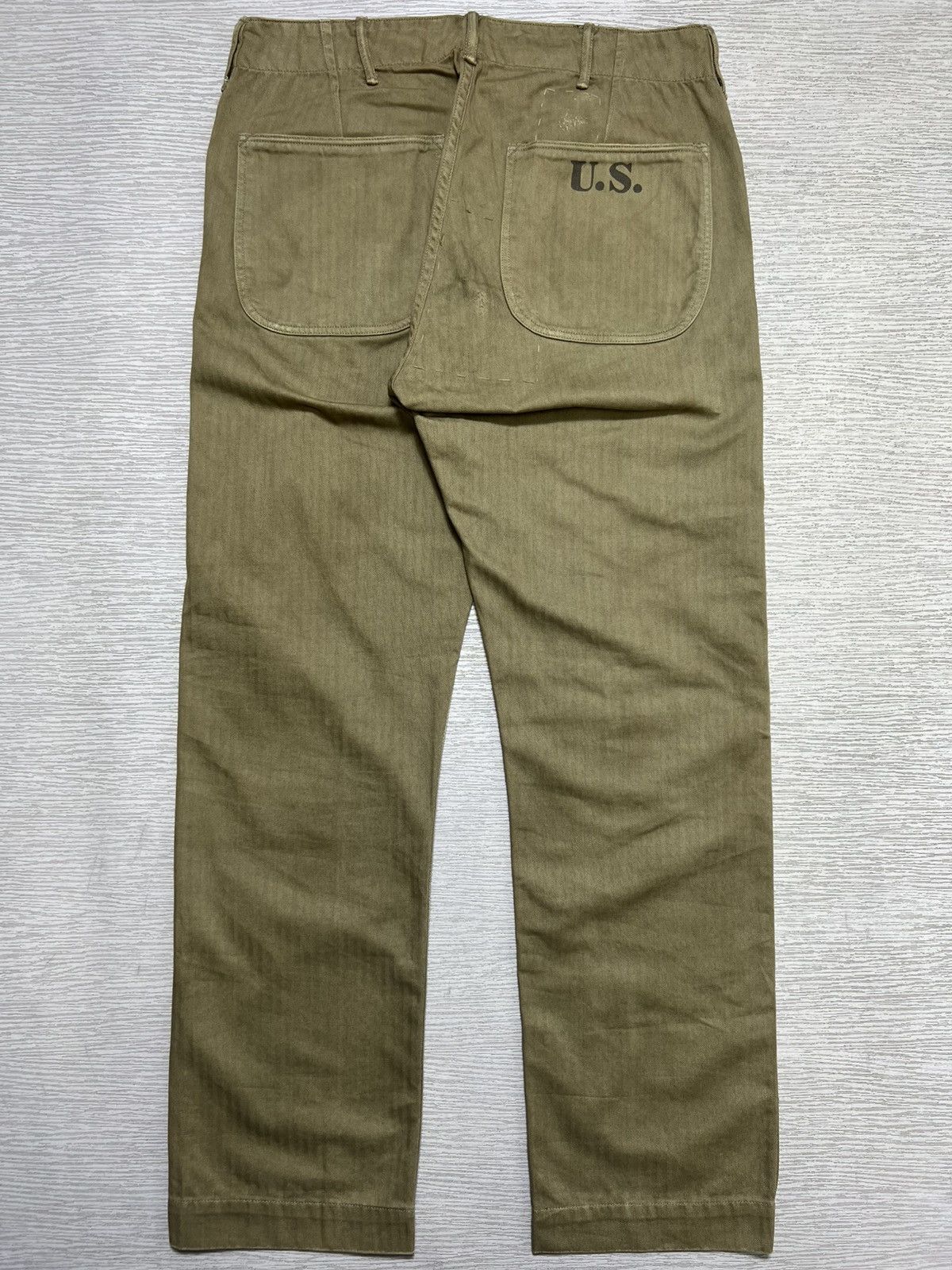 RRL Ralph Lauren RRL Ralph Lauren - Double RL U.S Military Distressed Pants Size US 30 / EU 46 - 2 Thumbnail