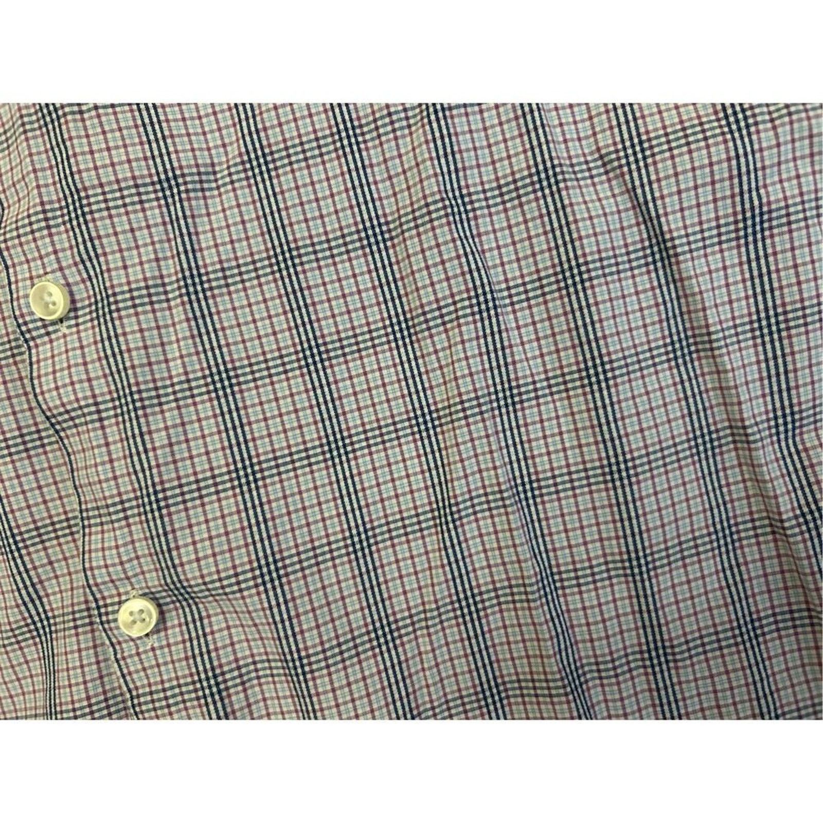 Hugo Boss Hugo Boss Button-Down Pink Blue Check Shirt, Sz Medium Size US M / EU 48-50 / 2 - 5 Thumbnail