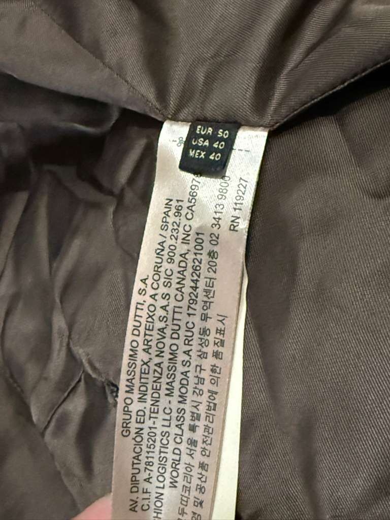 Massimo Dutti 🔥 MASSIMO DUTTI GRAY SPORT COAT/BLAZER SIZE 40🔥 Size 40R - 12 Thumbnail