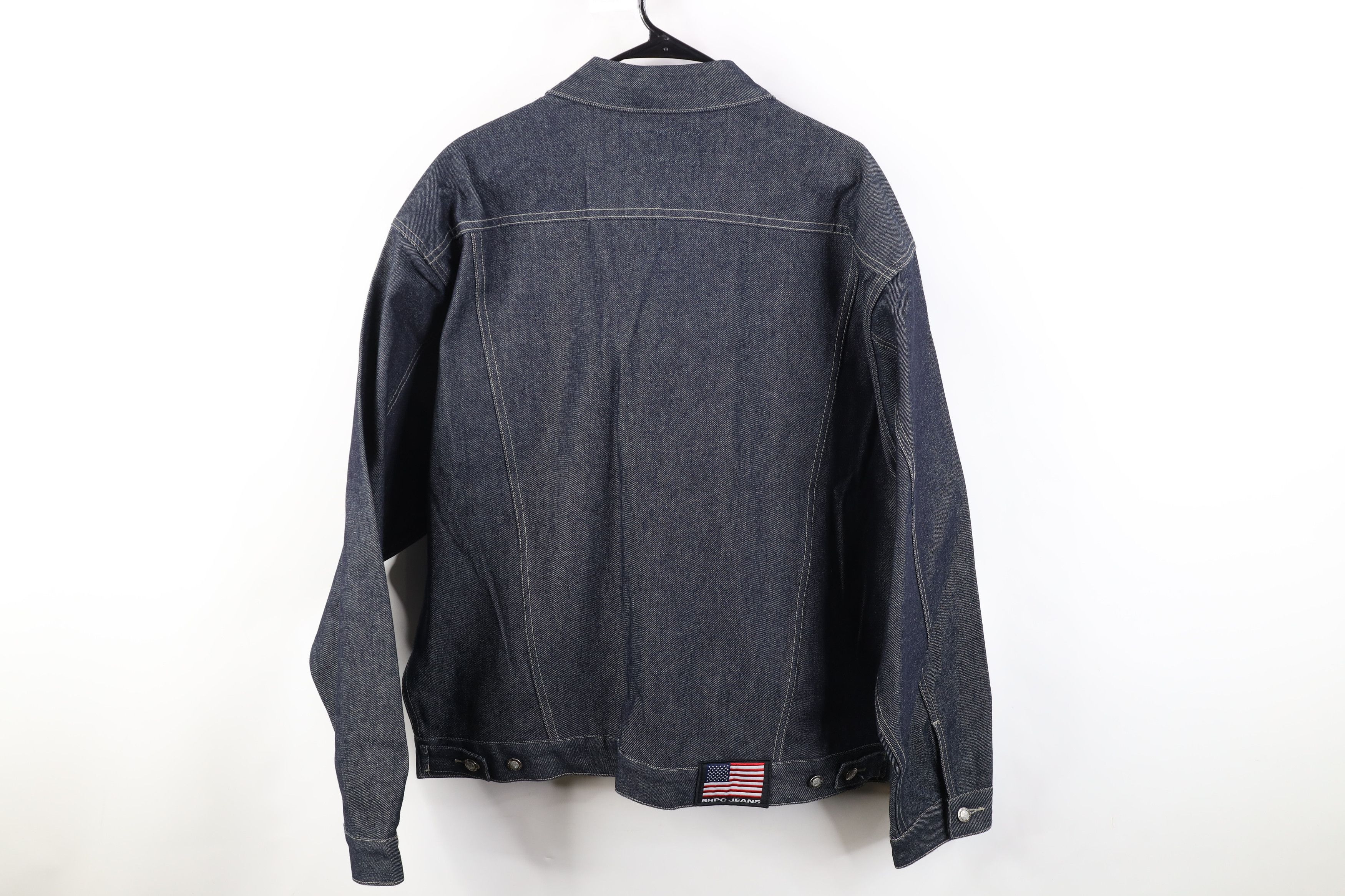Vintage Deadstock Vintage 90s Y2K Streetwear Trucker Jacket Indigo Size US XL / EU 56 / 4 - 7 Thumbnail