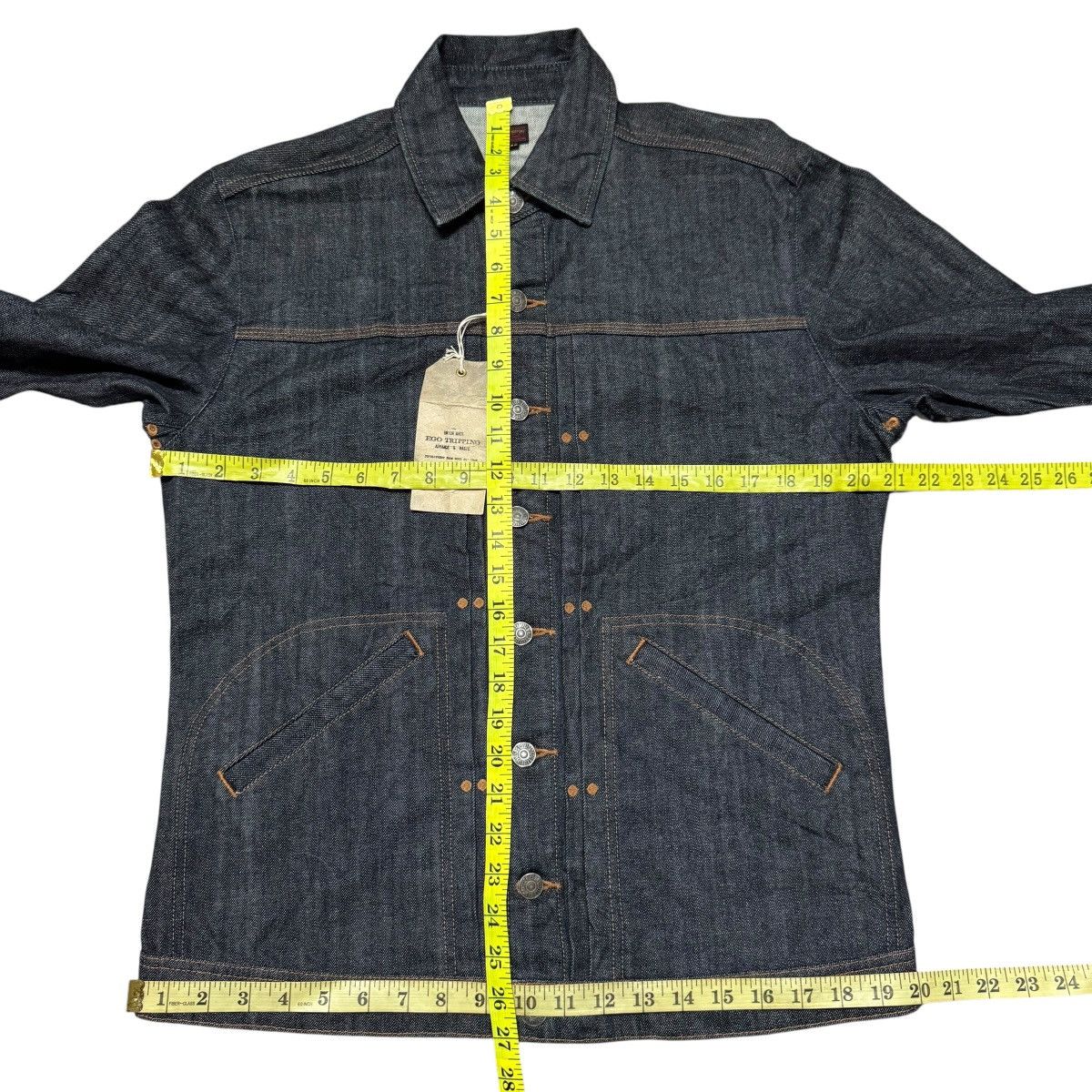 Warehouse & Co. BNWT Ego Tripping Denim Jacket Union Made Advance&Basic Size US M / EU 48-50 / 2 - 14 Thumbnail