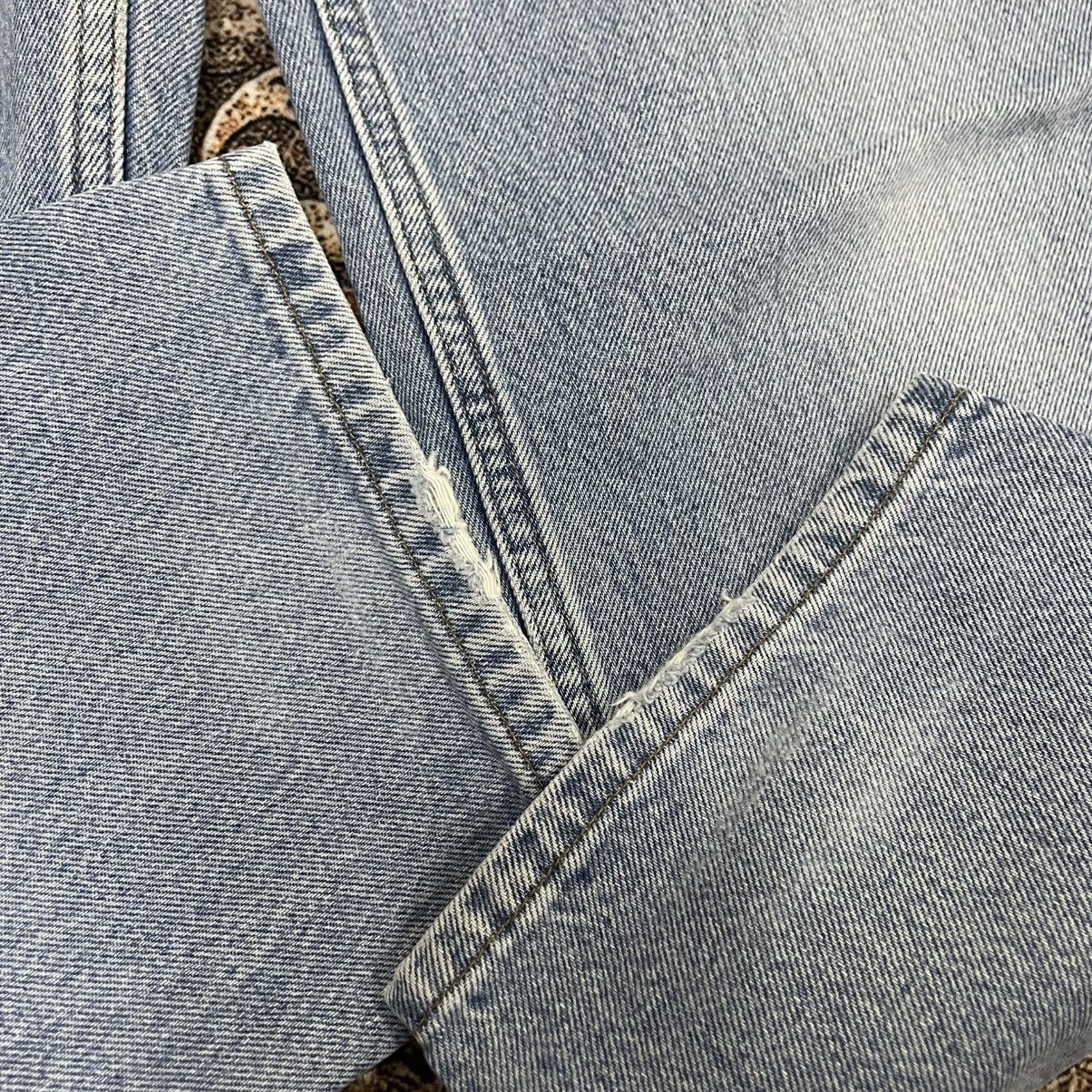 L.L. Bean 🔥Vintage LL Bean Stoned Washed Relaxed Distress Denim Jeans Size US 32 / EU 48 - 7 Thumbnail