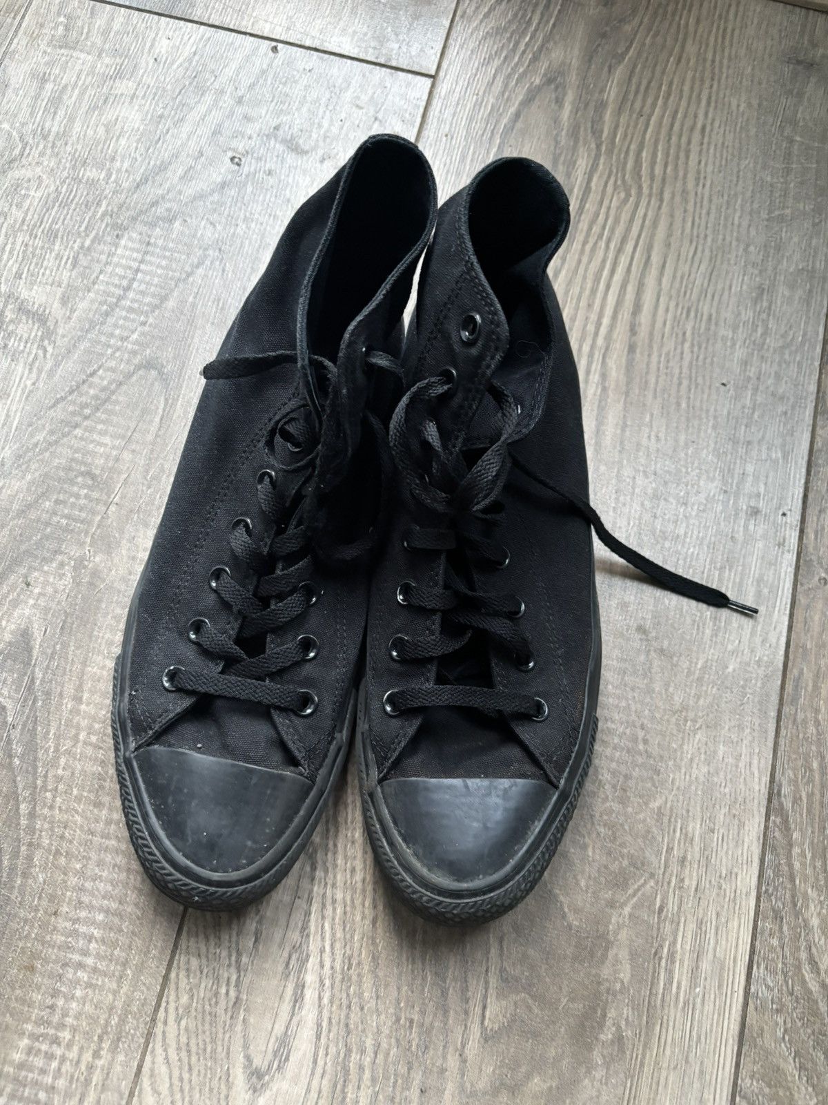 Converse Converse Chuck Taylor All Star - All Black Size US 12 / EU 45 - 4 Thumbnail