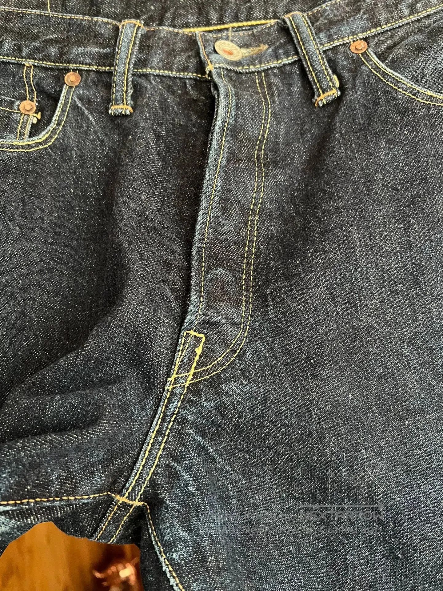 TOYS McCOY vintage dark denim straight leg pants. Size US 31 - 4 Thumbnail