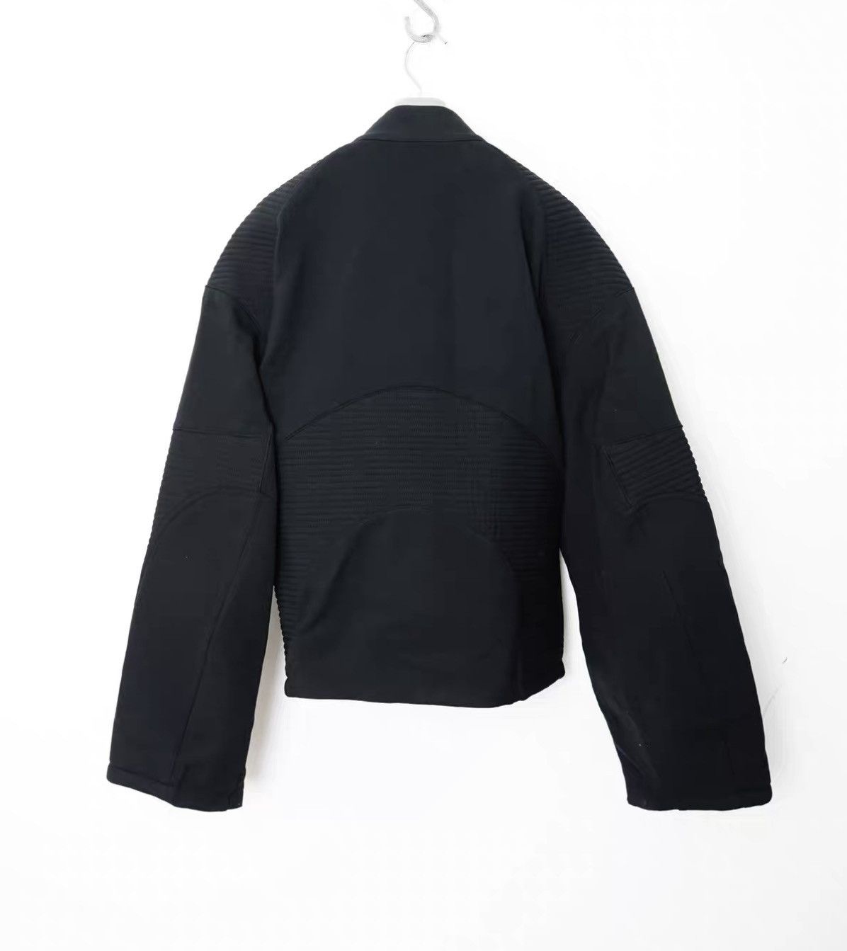 Almost Famous Almostblack Bomber Oversized Armor Sleeve Jacket Size US M / EU 48-50 / 2 - 8 Thumbnail