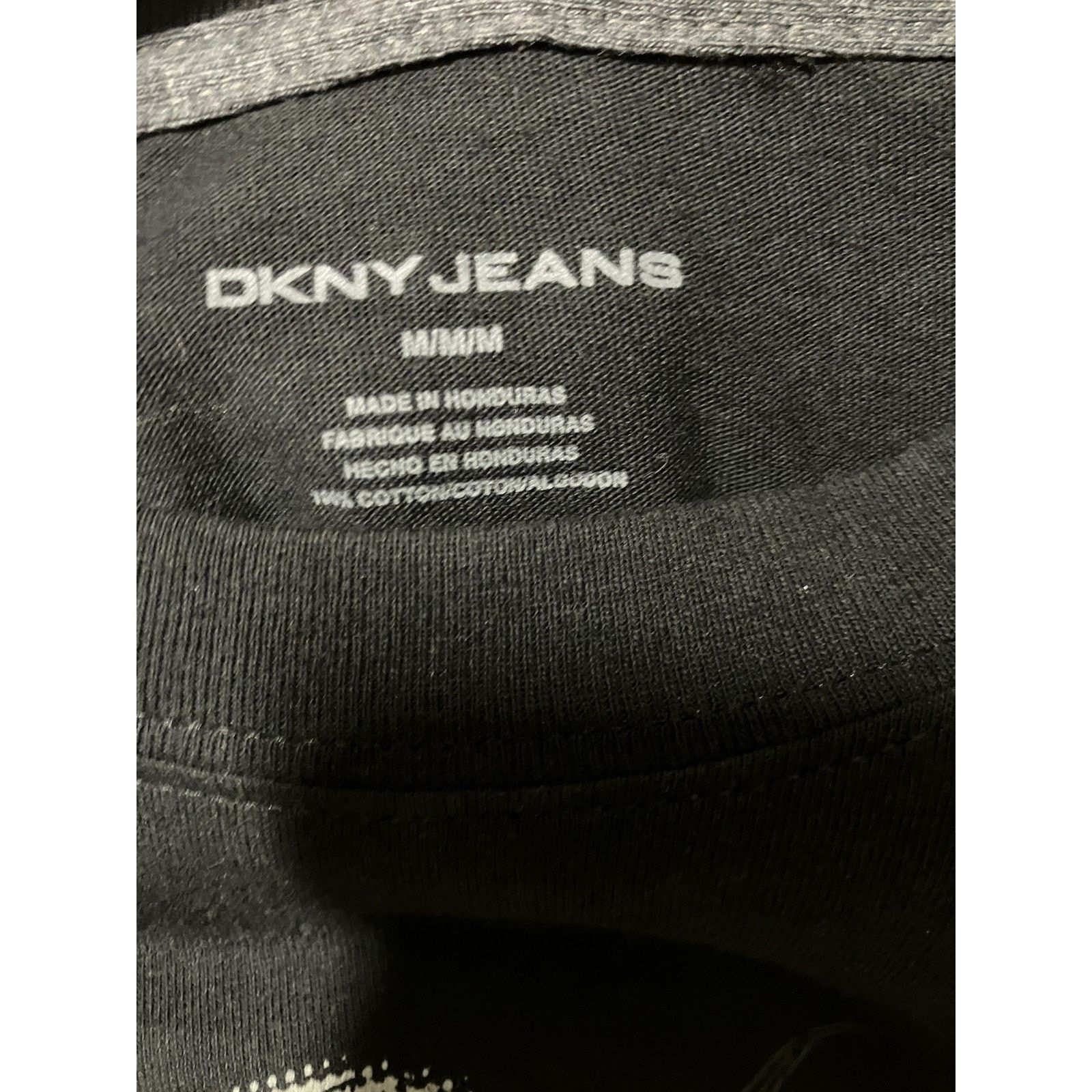 DKNY Vtg DKNY Jeans Geisha Skull Graphic Tee - M - Y2K Grunge Size US M / EU 48-50 / 2 - 2 Thumbnail