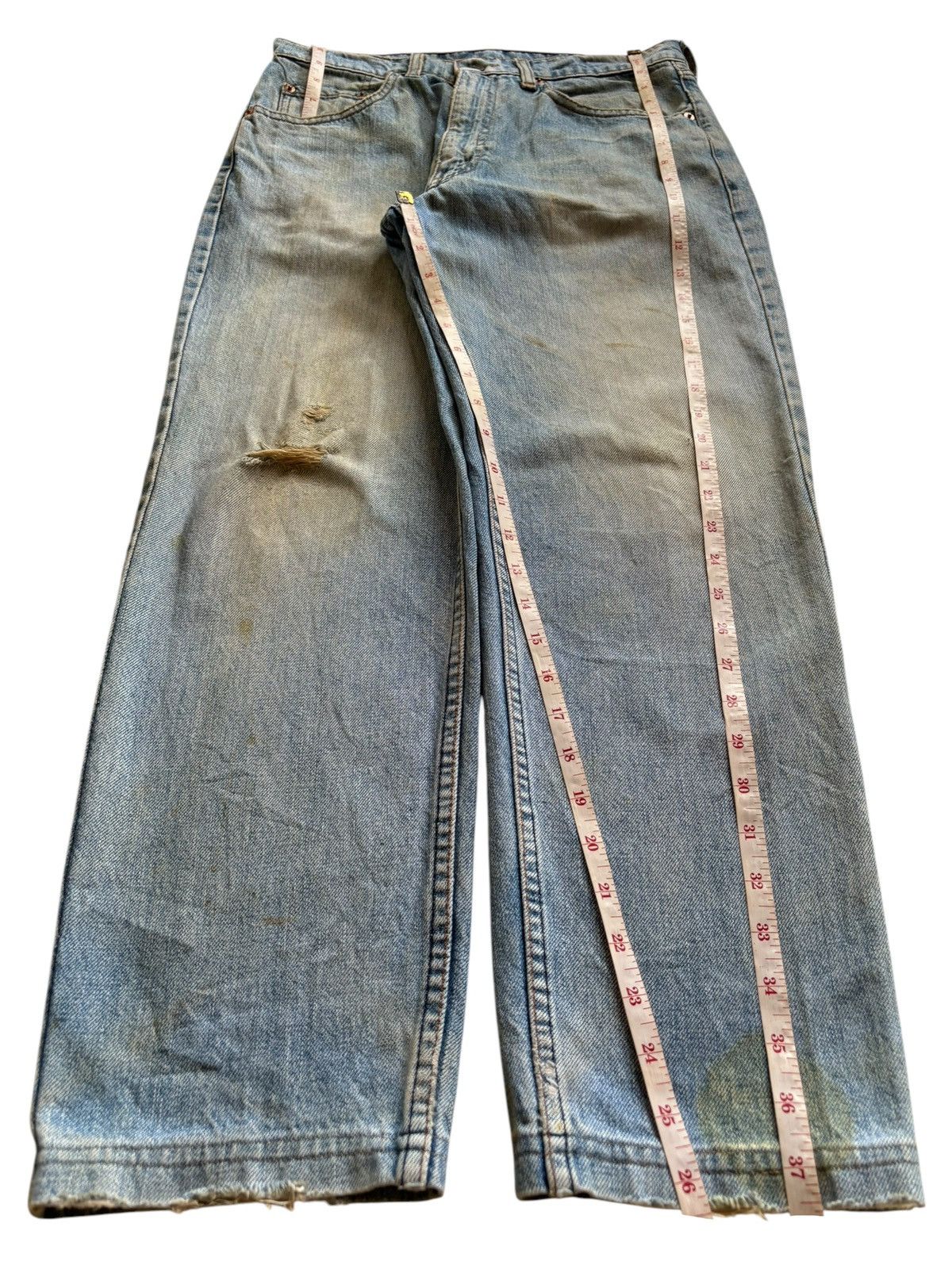 Levi's SALES🔥Vintage 90s Levis 603 Mud Wash Distressed Jeans Size US 30 / EU 46 - 13 Thumbnail
