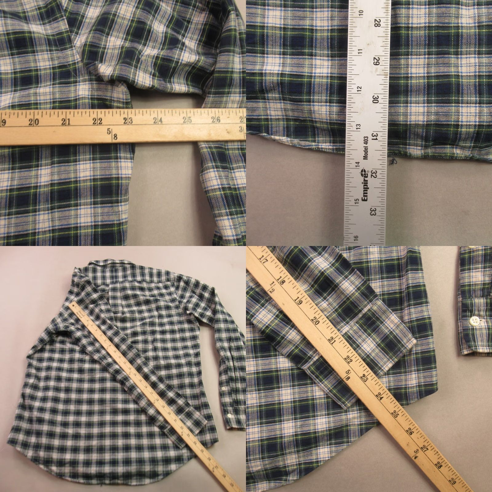 Polo Ralph Lauren Ralph Lauren Shirt Mens Large Long Sleeve Plaid Custom Fit Blue Size US L / EU 52-54 / 3 - 8 Thumbnail