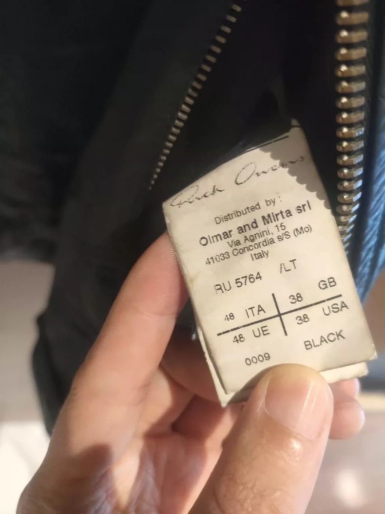 Rick Owens Rick Owens Leather jacket 2504-Nextarrow Size US M / EU 48-50 / 2 - 5 Thumbnail