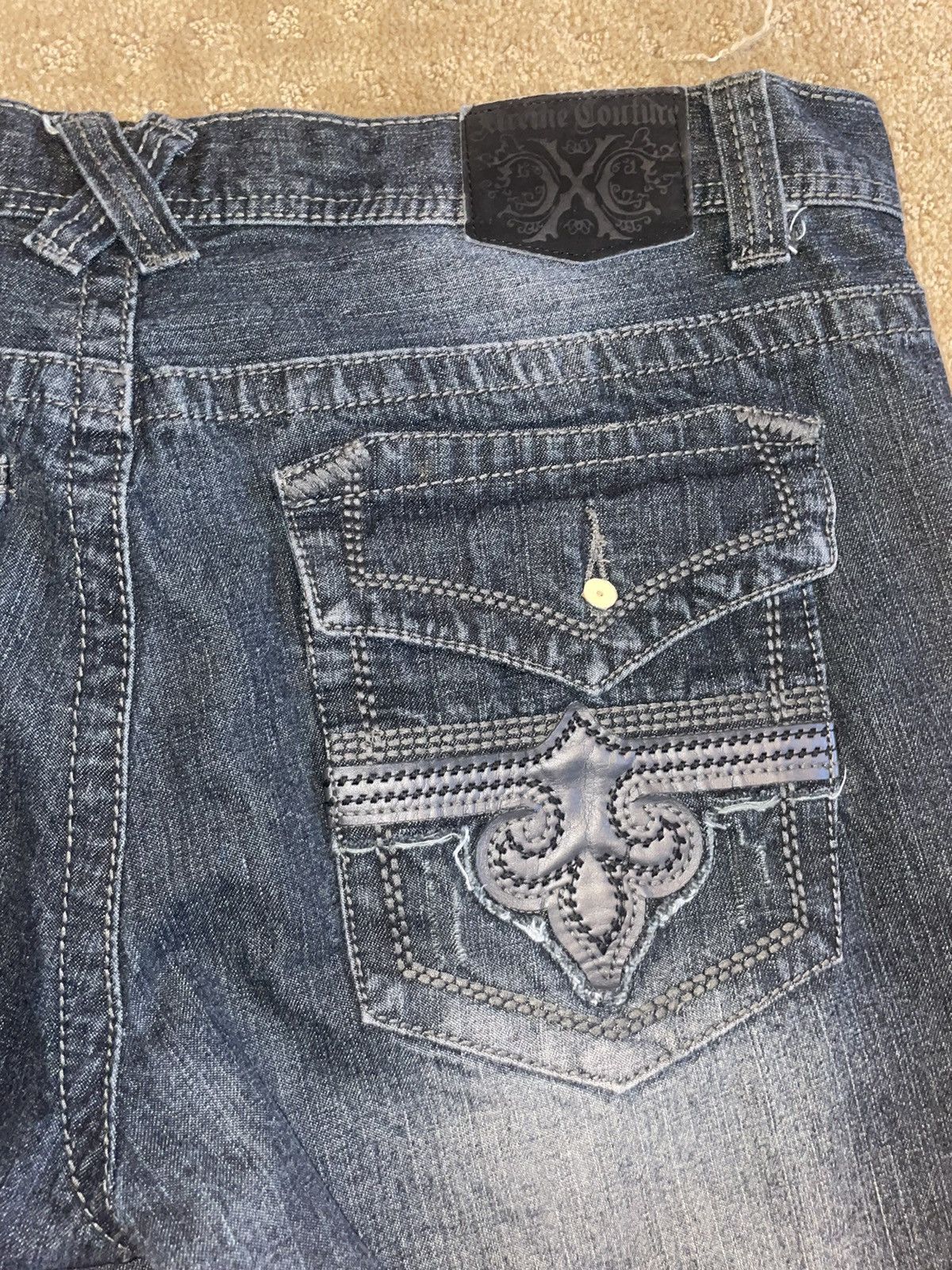Affliction Black bootcut xtreme couture / affliction jeans Size US 36 / EU 52 - 3 Thumbnail