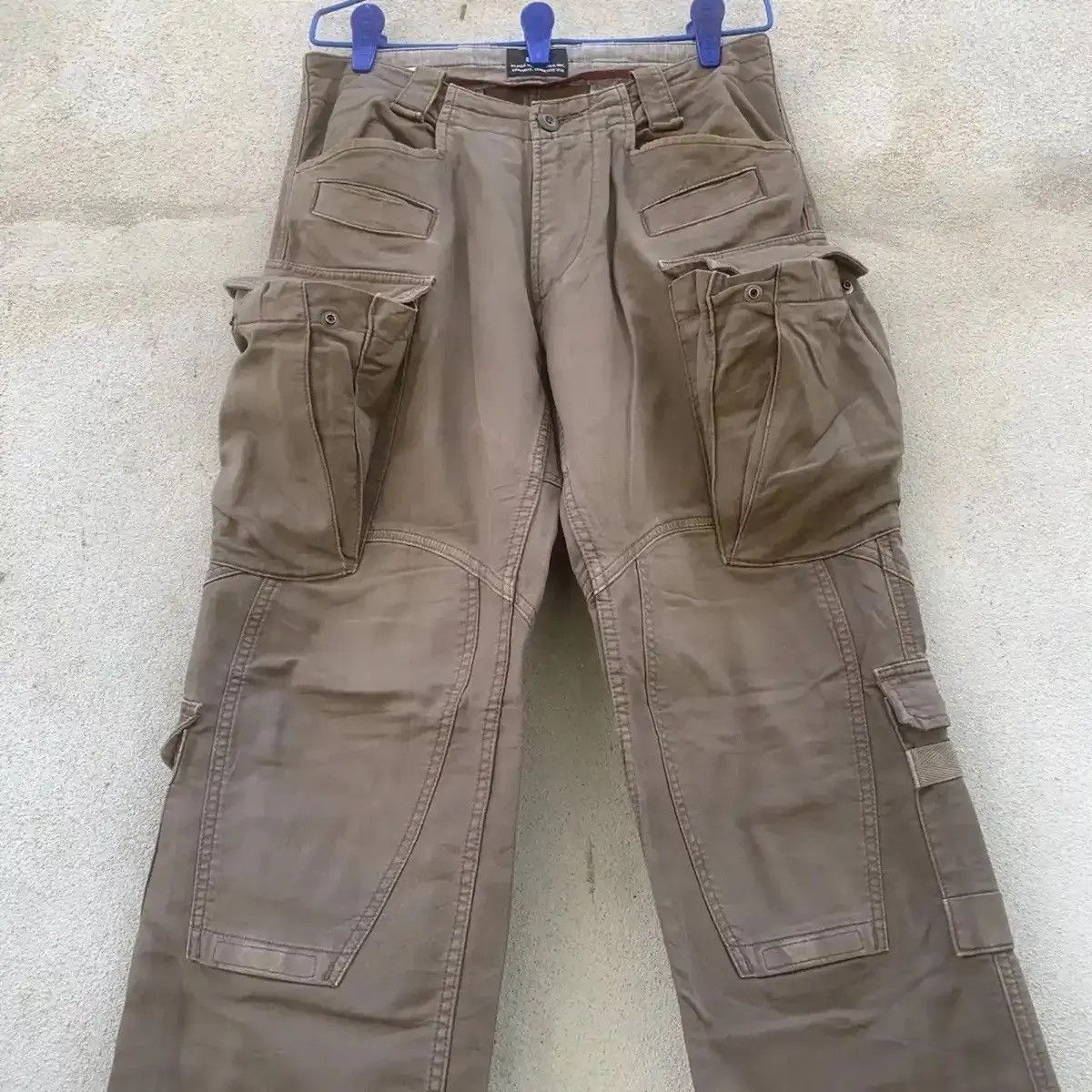 Japanese Brand 🔥 STEALS ‼️PARACHUTTE CARGO DOUBLE KNEE RARE TACTICAL PANTS Size US 30 / EU 46 - 6 Thumbnail