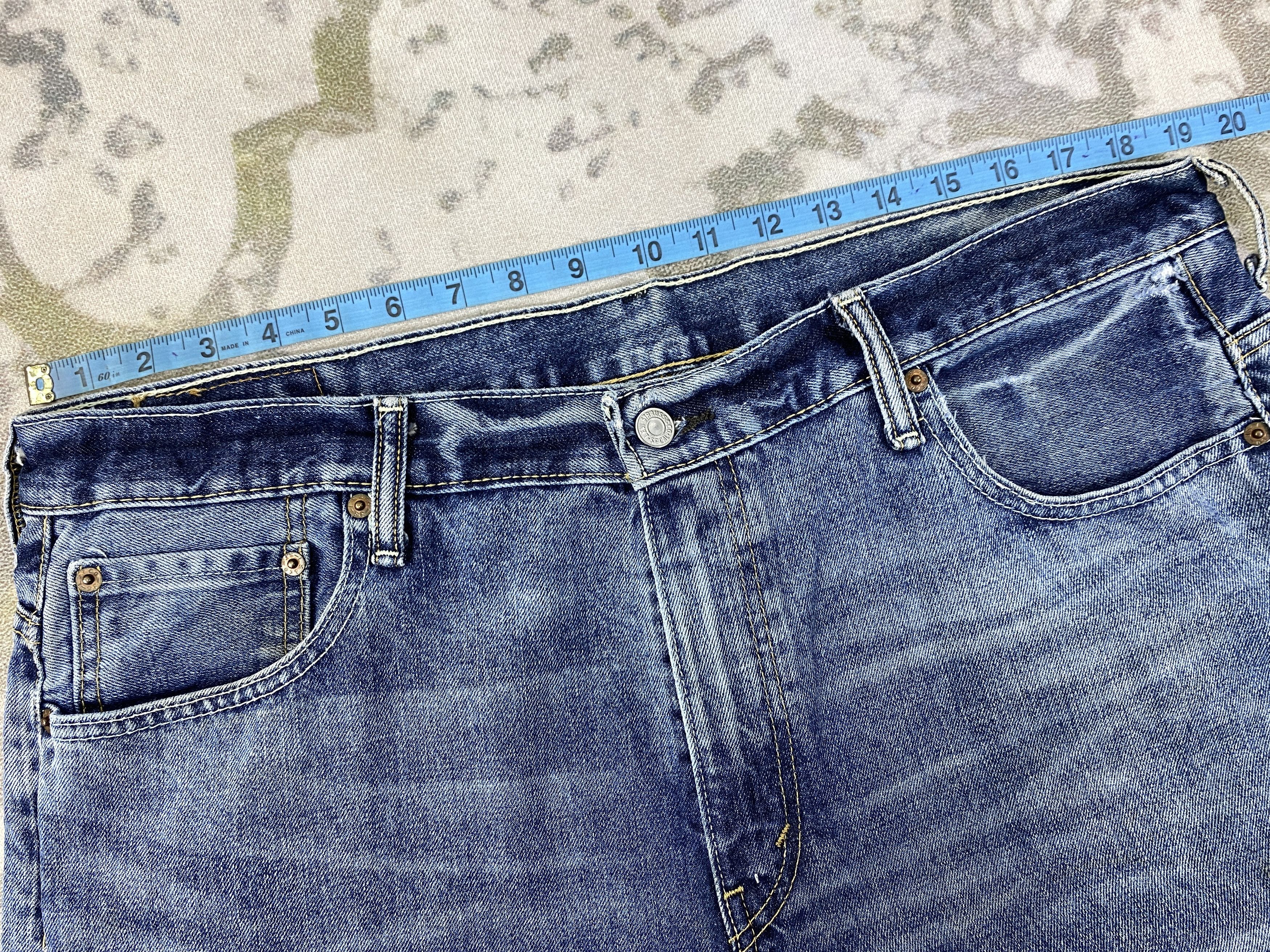 Levi's Blue Wash Vintage Levi's 569 Jeans 38x31 Denim -JN1064 Size US 38 / EU 54 - 5 Thumbnail